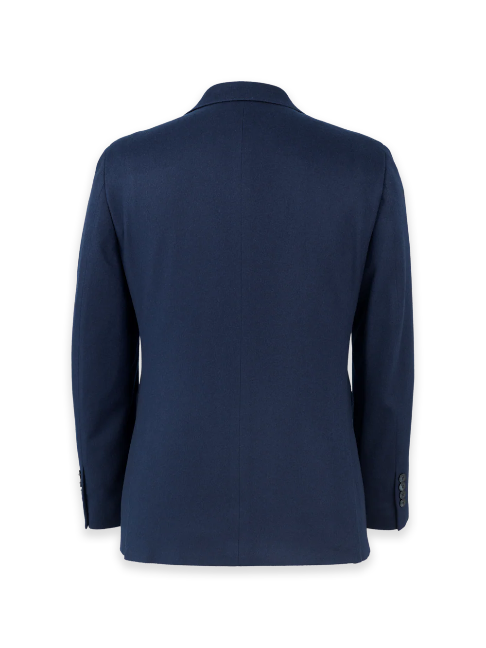 Cashmere Single Breasted Notch Lapel Sport Coat - Blue - Image 2