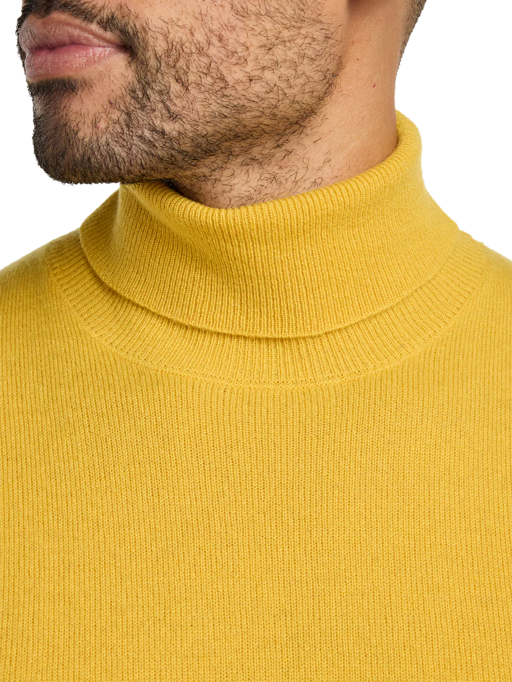 Cashmere Turtleneck Sweater - Gold - Image 3