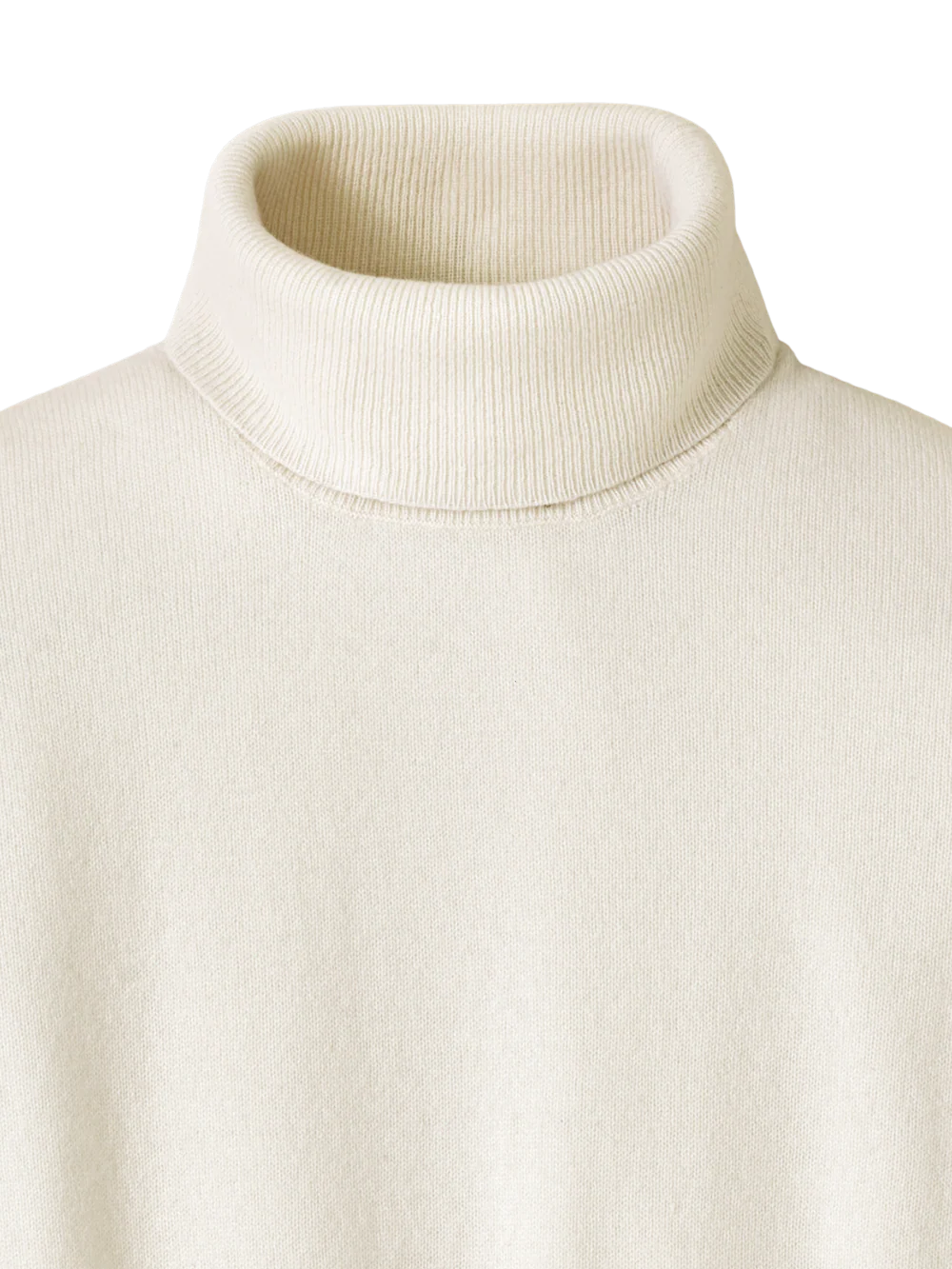Cashmere Turtleneck Sweater - Ivory - Image 6