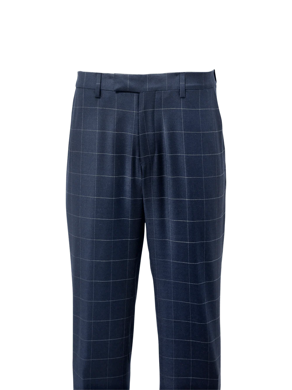 Classic Fit Essential Wool Flat Front Suit Pants - Brown - Image 2