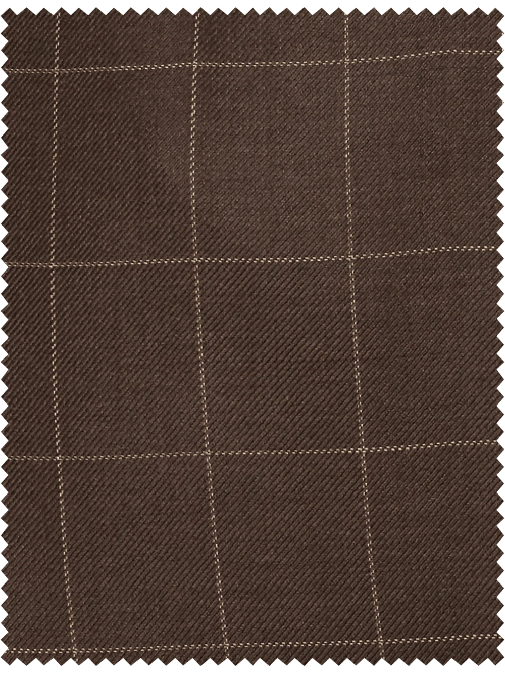 Classic Fit Essential Wool Pleated Suit Pants - Brown - Image 3