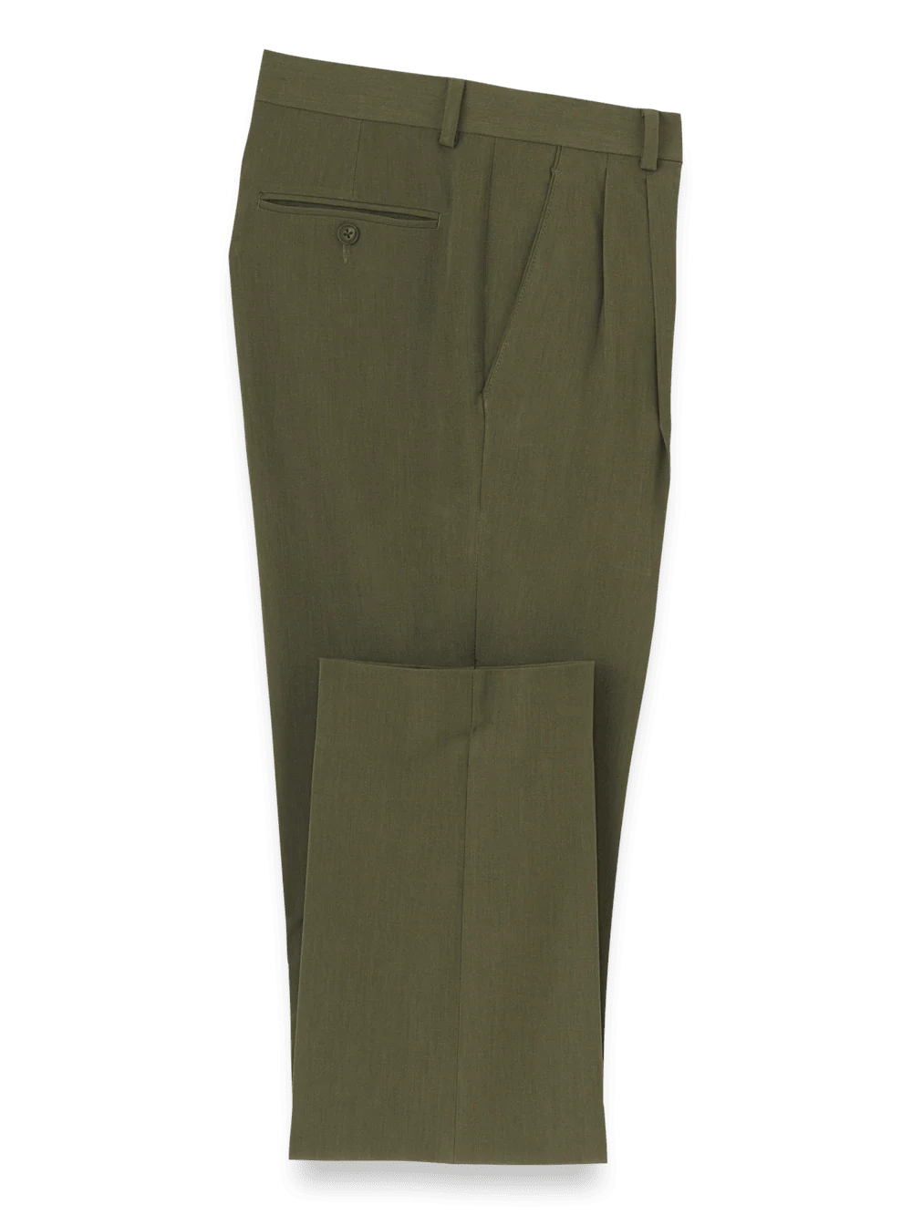 Comfort Stretch Travel Pants - Dark Olive - Image 4