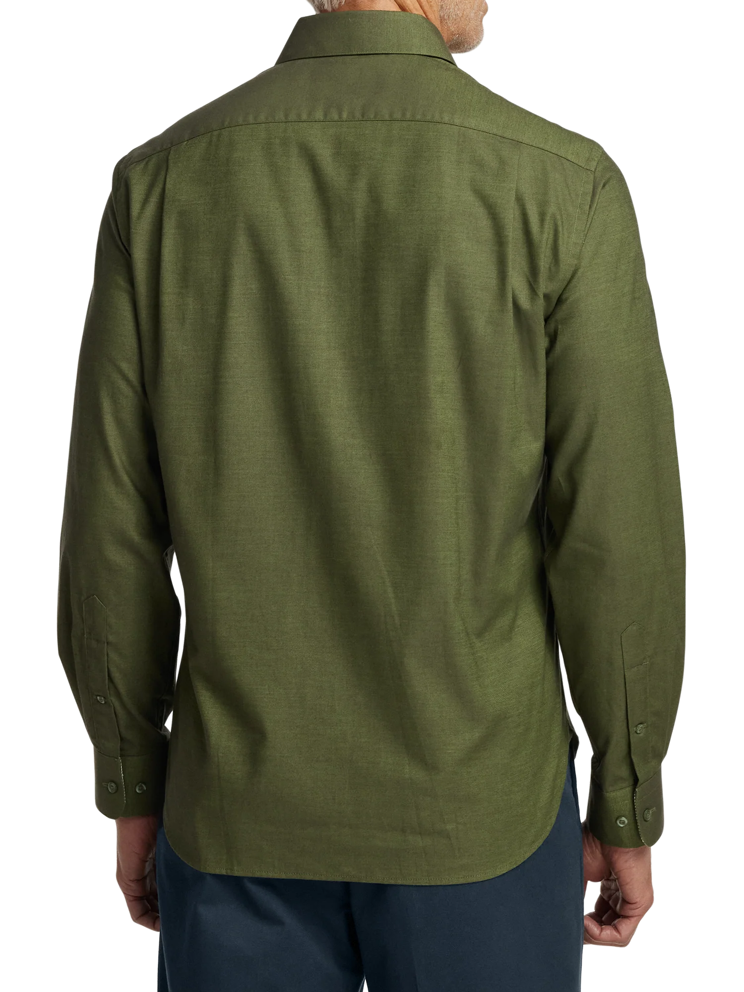 Cotton Solid Casual Shirt - Green - Image 5