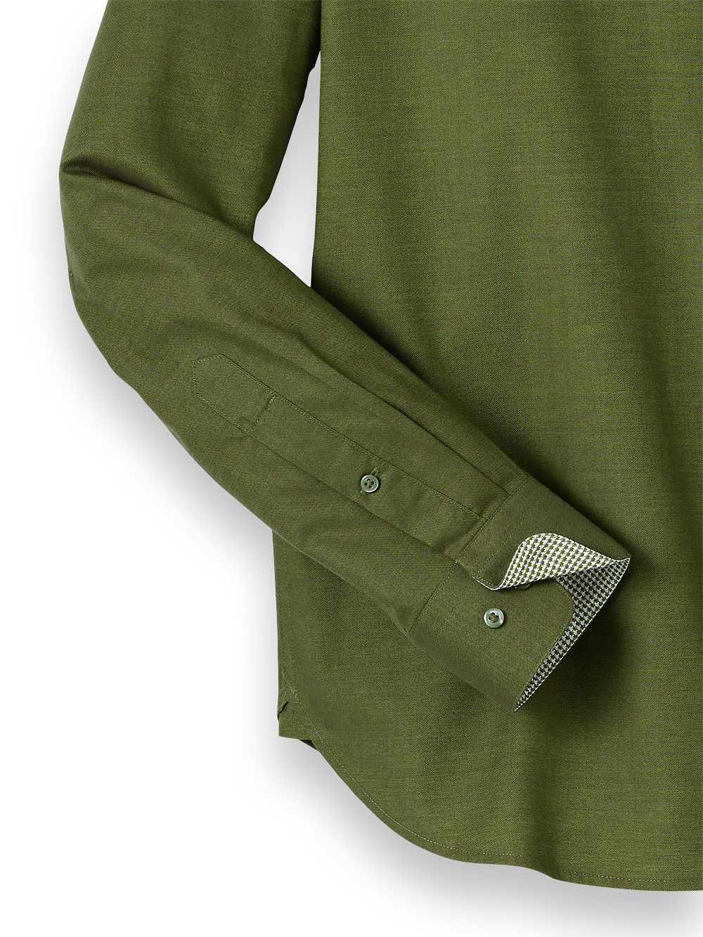 Cotton Solid Casual Shirt - Green - Image 7