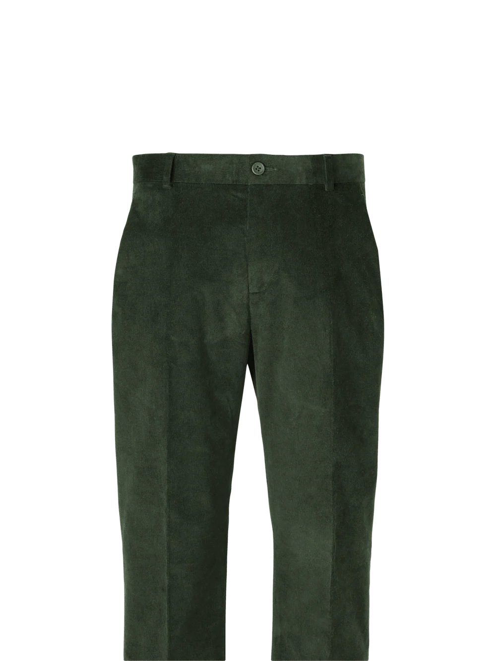 Cotton Stretch Corduroy Pants - Dark Brown - Image 2