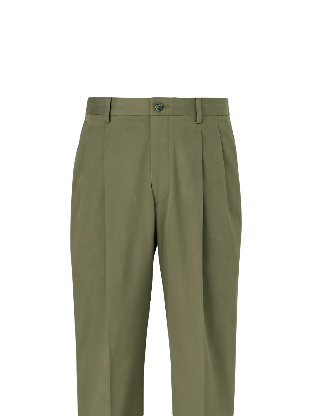 Cotton Stretch Twill Pants - Dark Khaki - Image 5