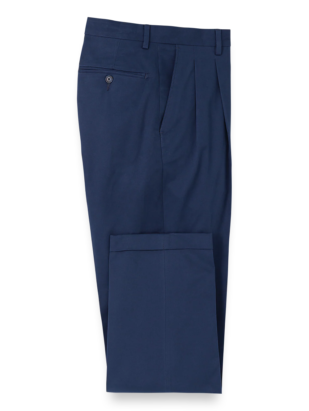 Cotton Stretch Twill Pants - Bright Navy - Image 4