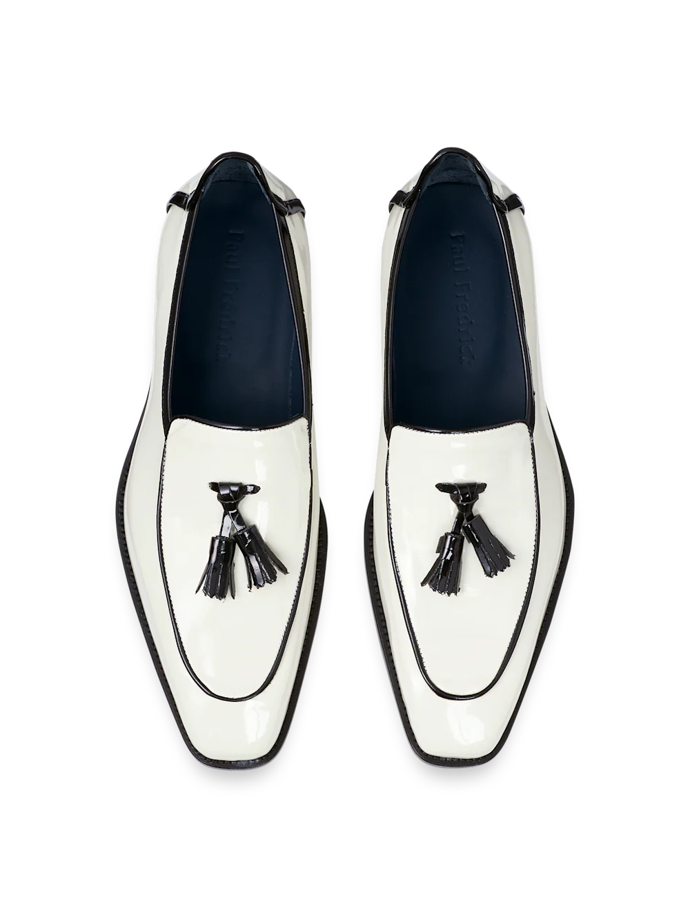 Fitz Tassel Loafer - Ivory/black - Image 3