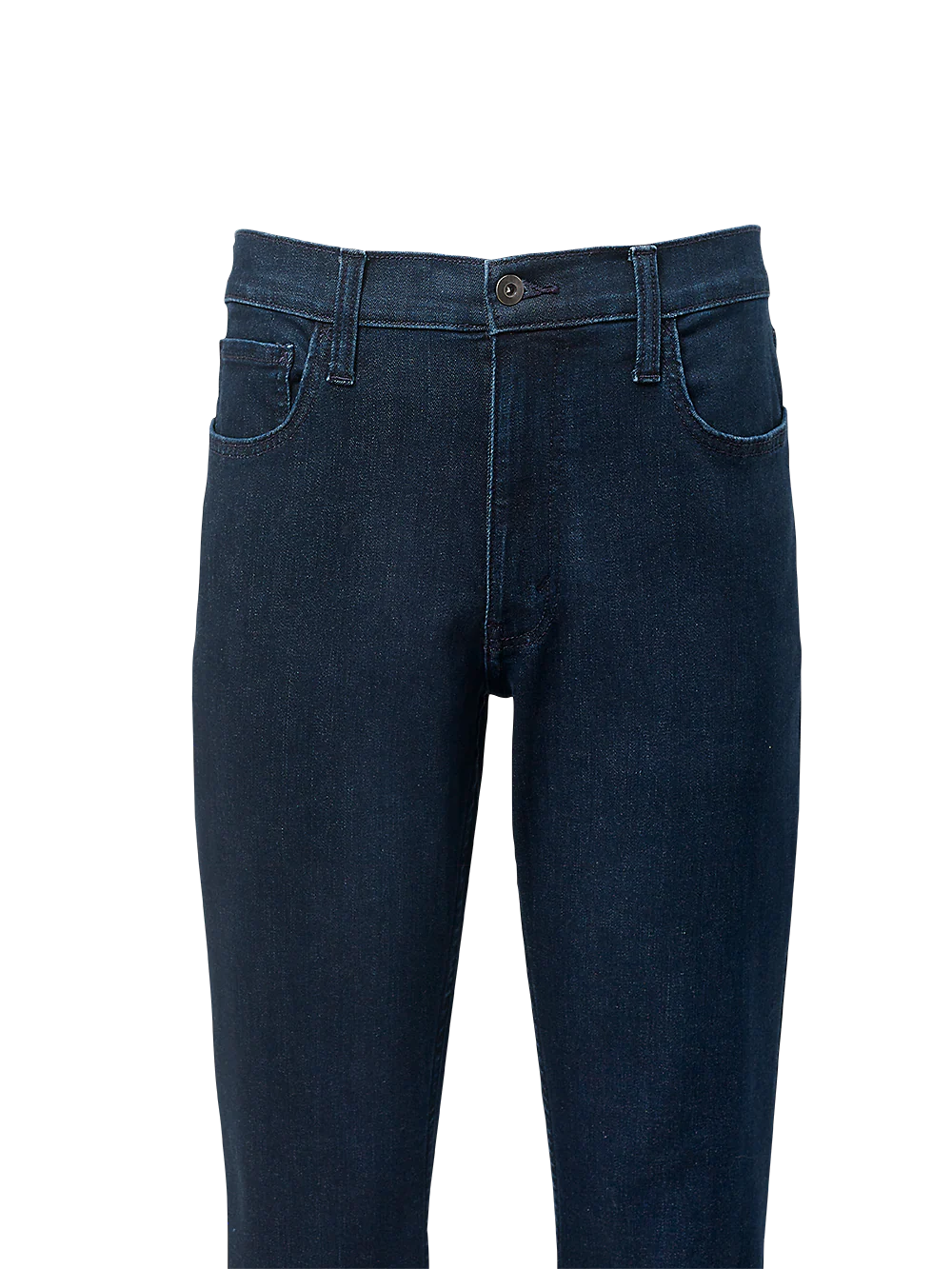 Five Pocket Denim Pants - Dark Blue - Image 2
