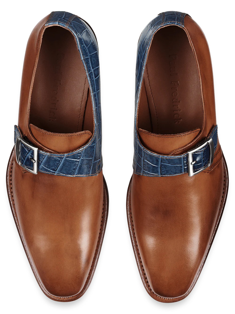 Jefferson Monk Strap - Chestnut/navy - Image 3
