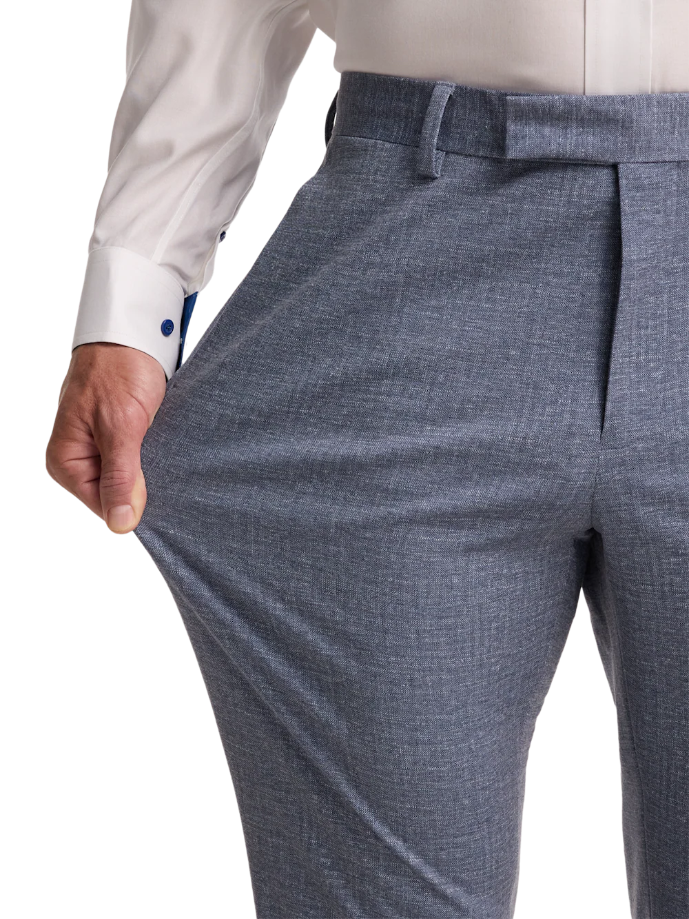 Knit Soft Touch Pant - Blue - Image 5