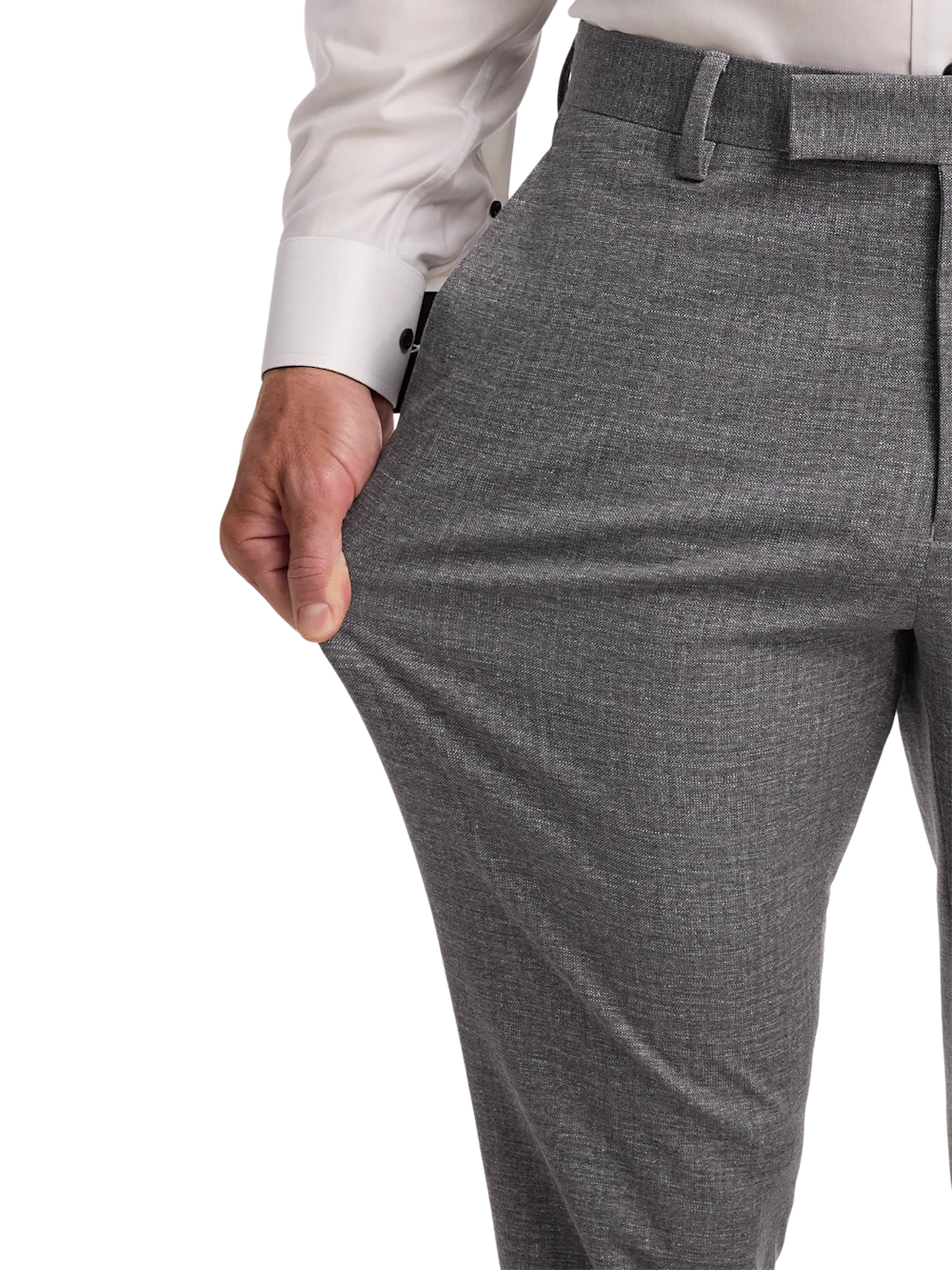 Knit Soft Touch Pant - Charcoal - Image 5