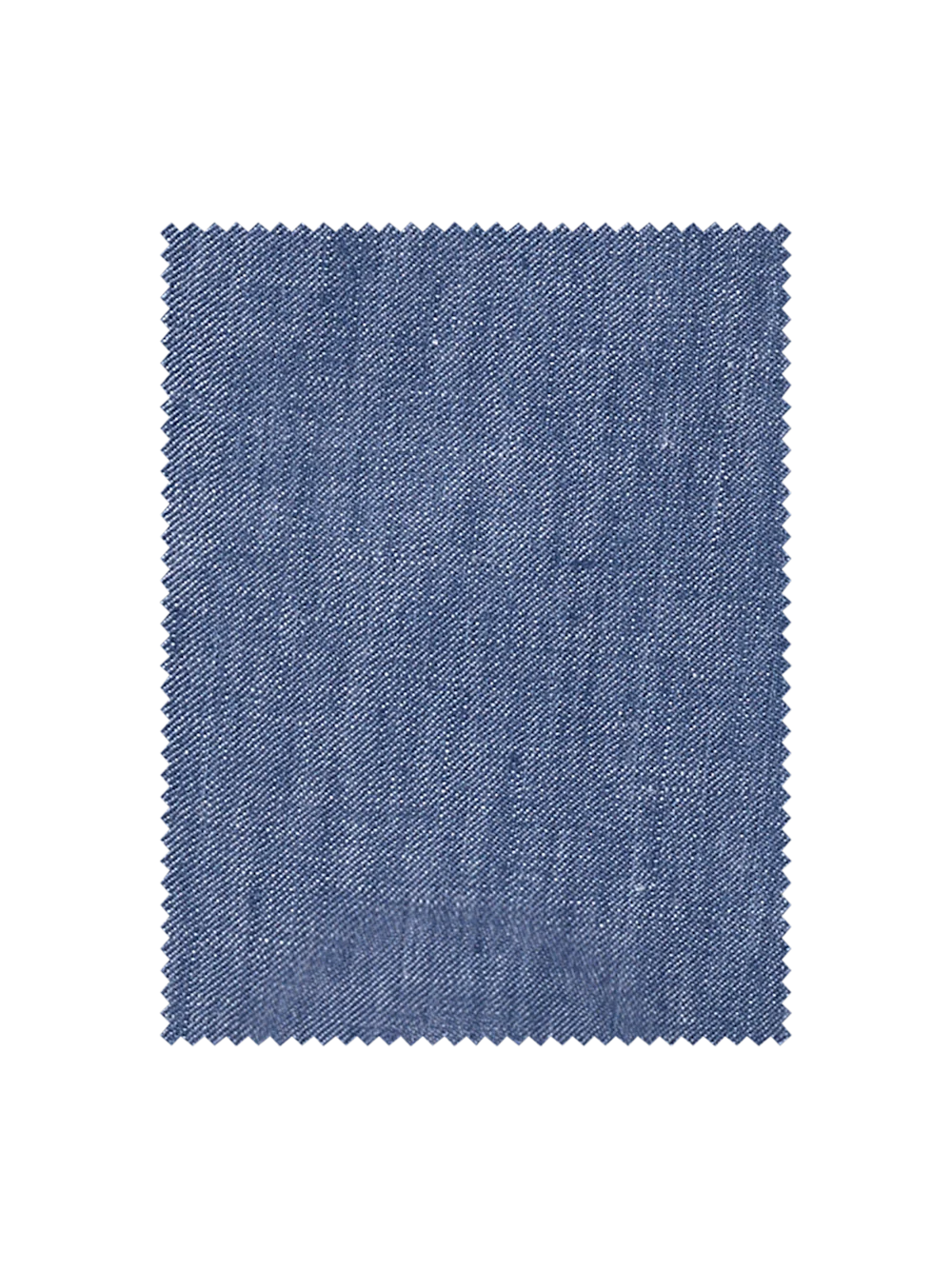 Linen Chambray Twill Pants - Blue - Image 3