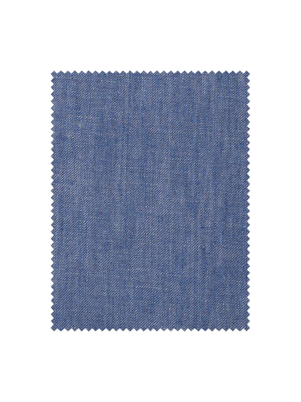 Linen Chambray Twill Pants - Blue - Image 6