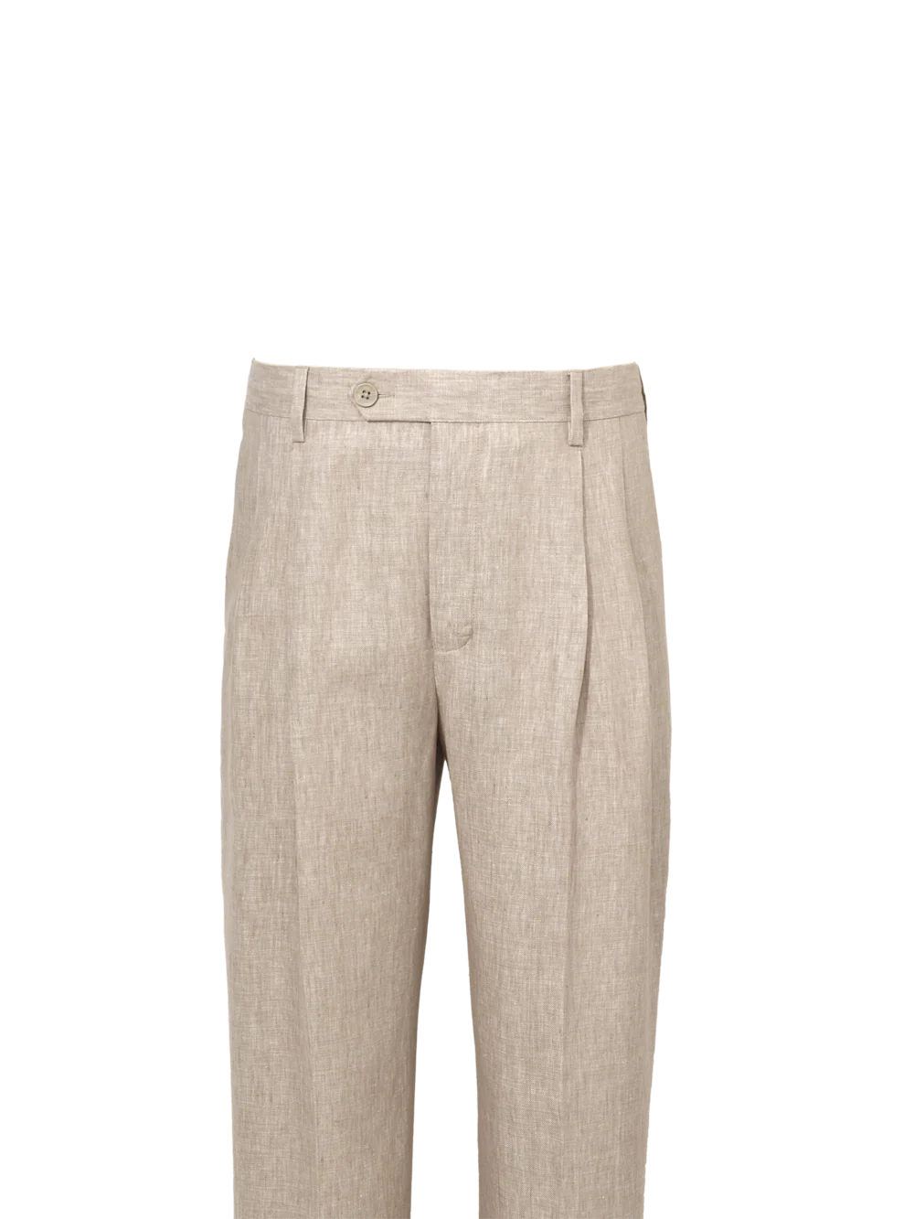 Linen Chambray Twill Pants - Khaki - Image 5