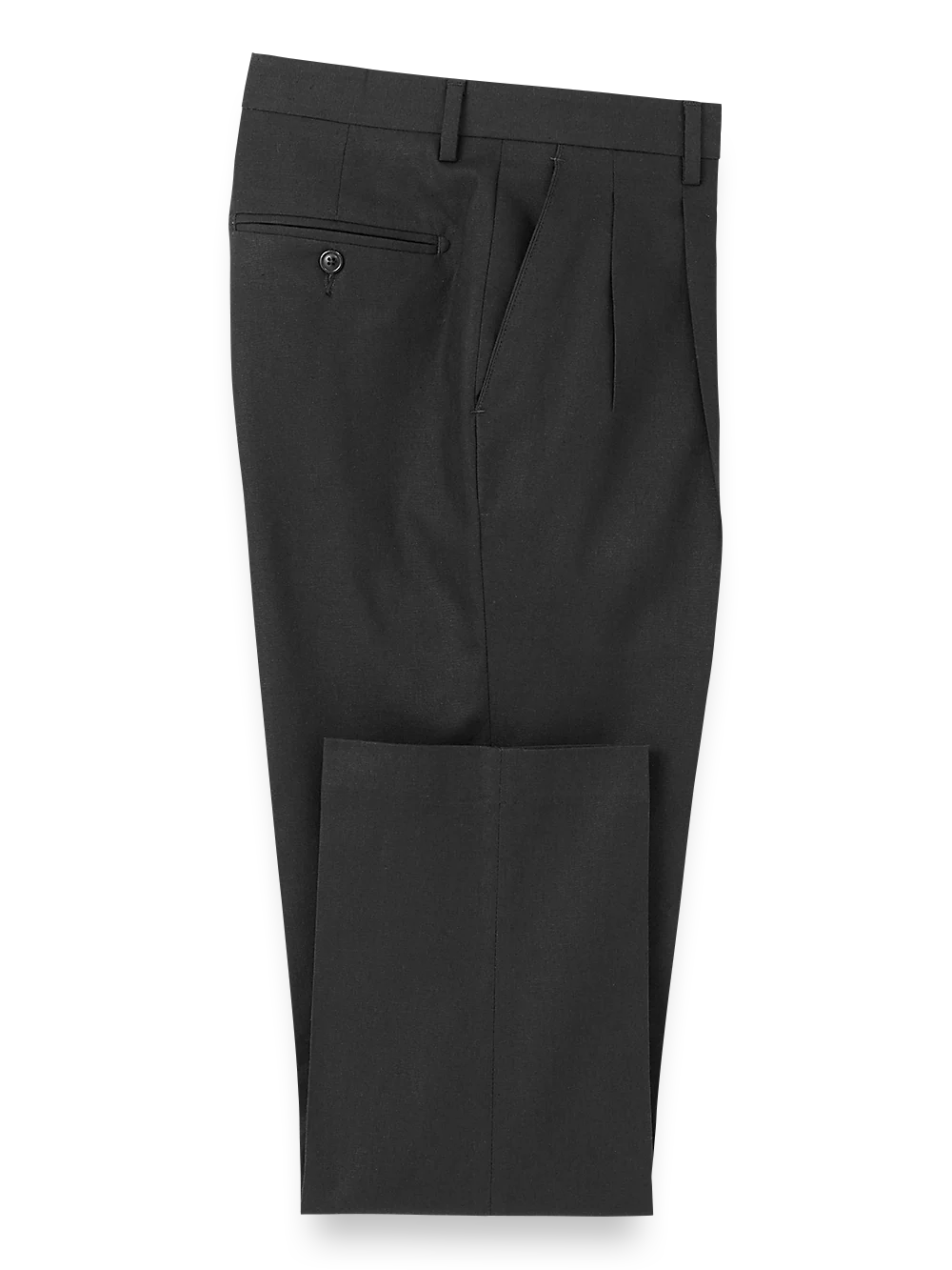 Linen / Cotton Pants - Black - Image 4