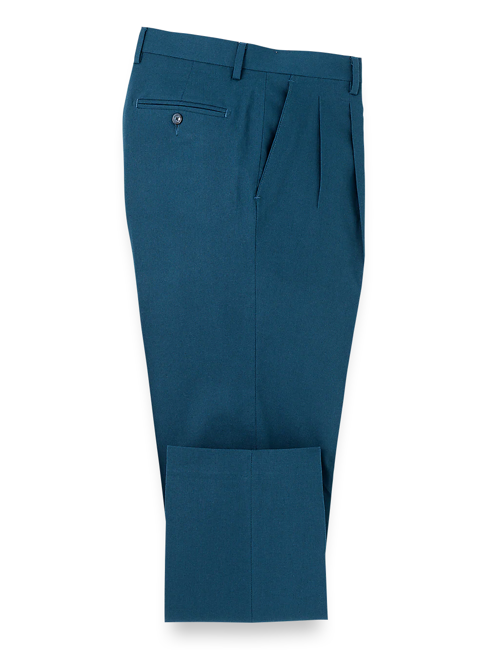 Linen / Cotton Pants - Navy - Image 4
