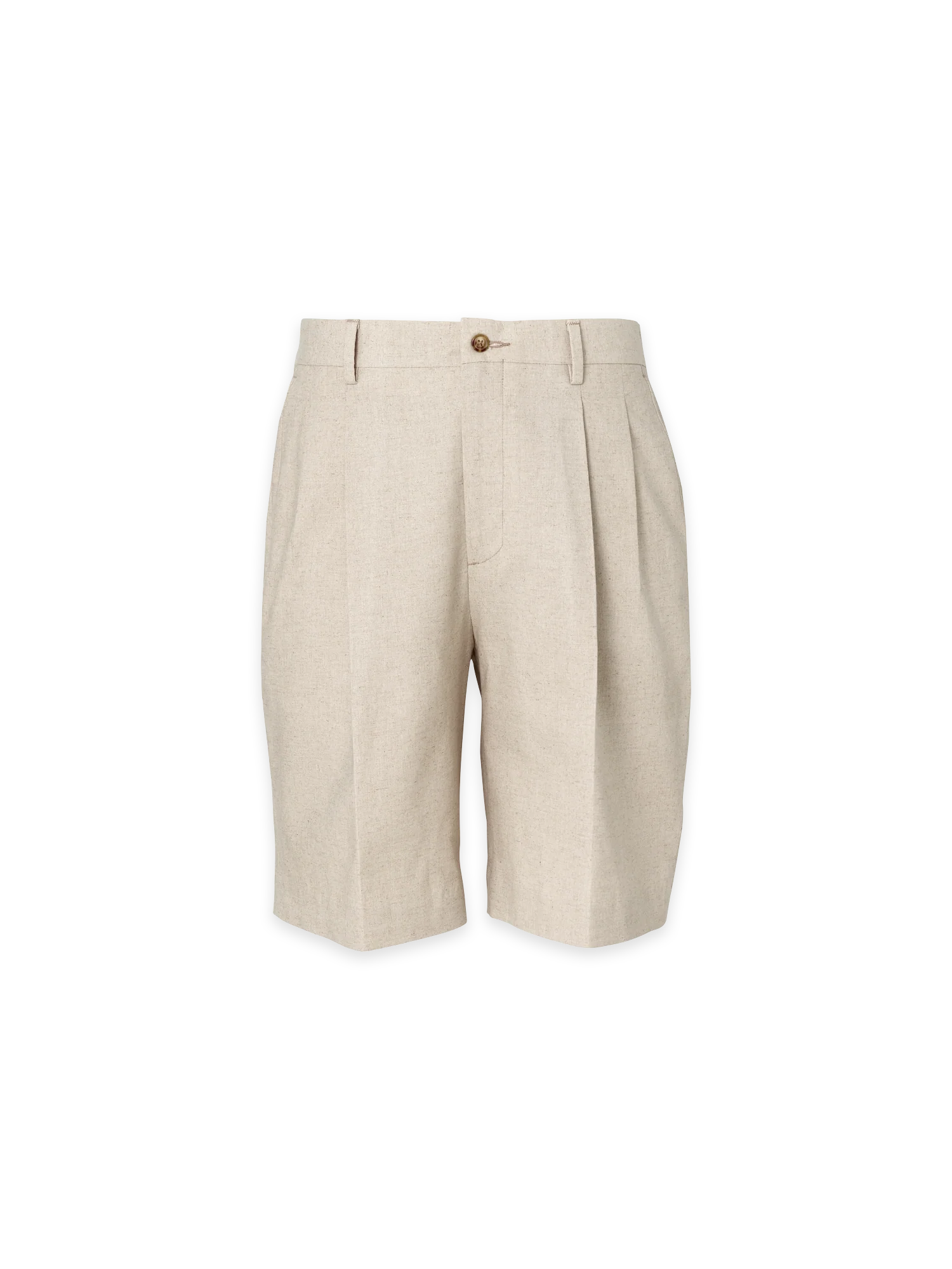 Linen / Cotton Shorts - Black - Image 5