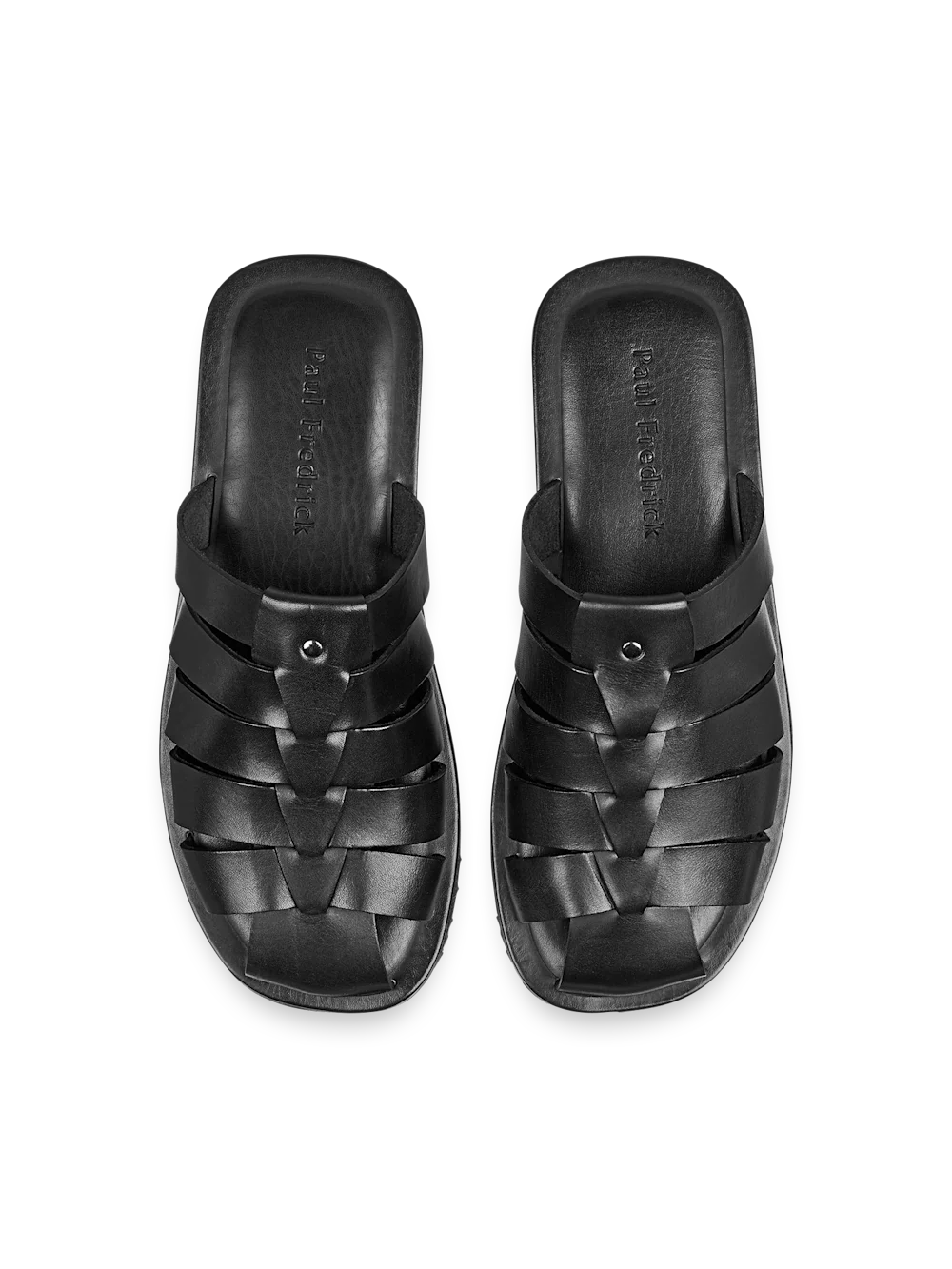 Matteo Backless Fisherman Sandal - Black - Image 3