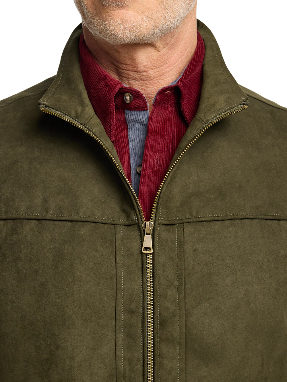 Microsuede Vest - Green - Image 6