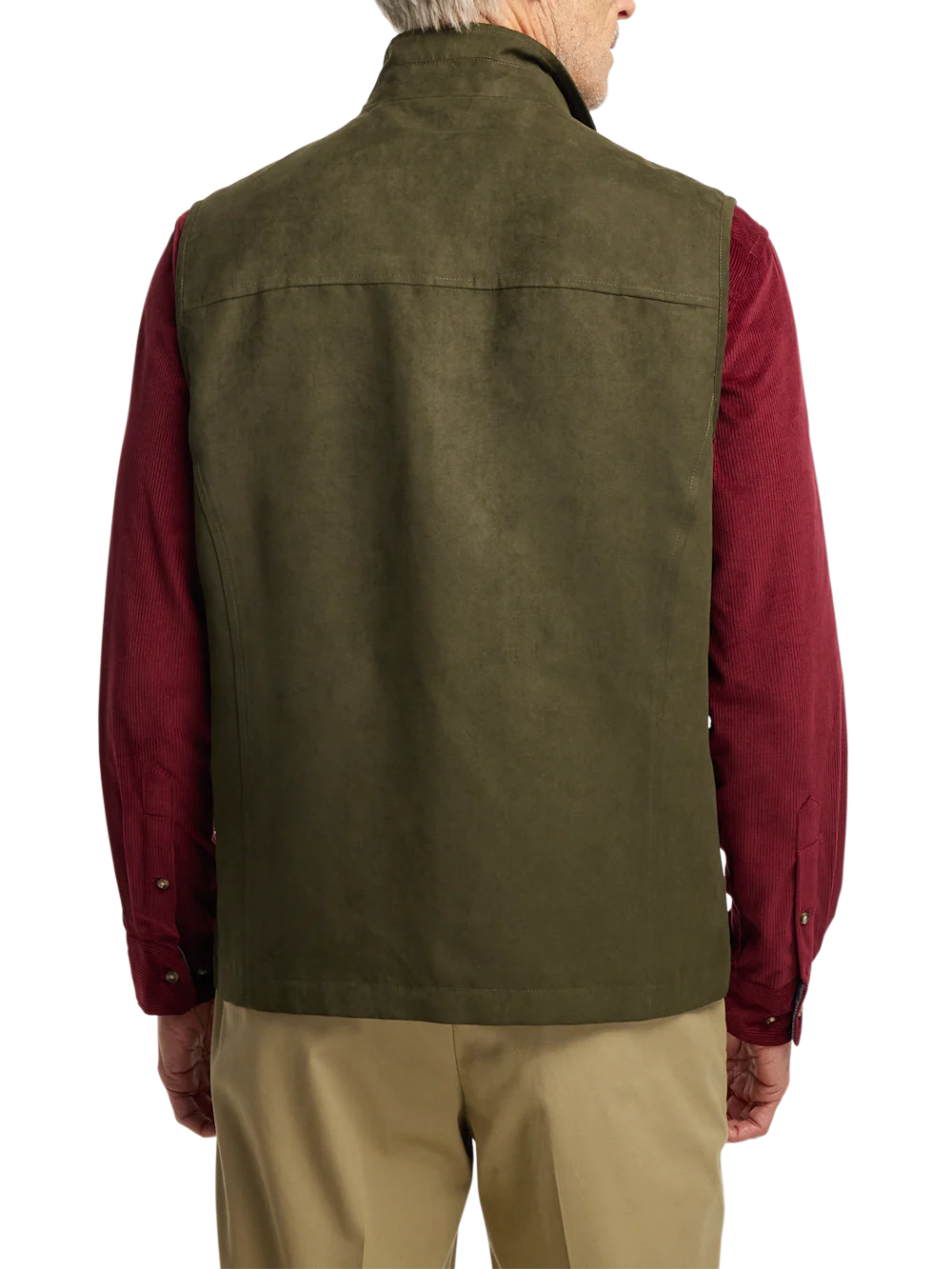 Microsuede Vest - Green - Image 7