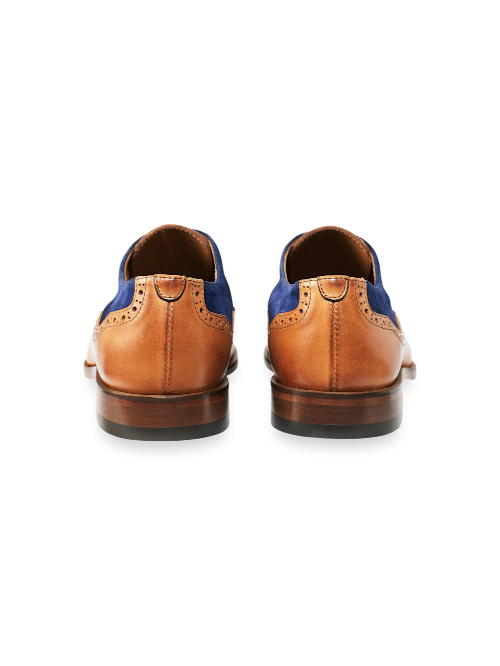 Nicholas Oxford - Chestnut/navy - Image 4