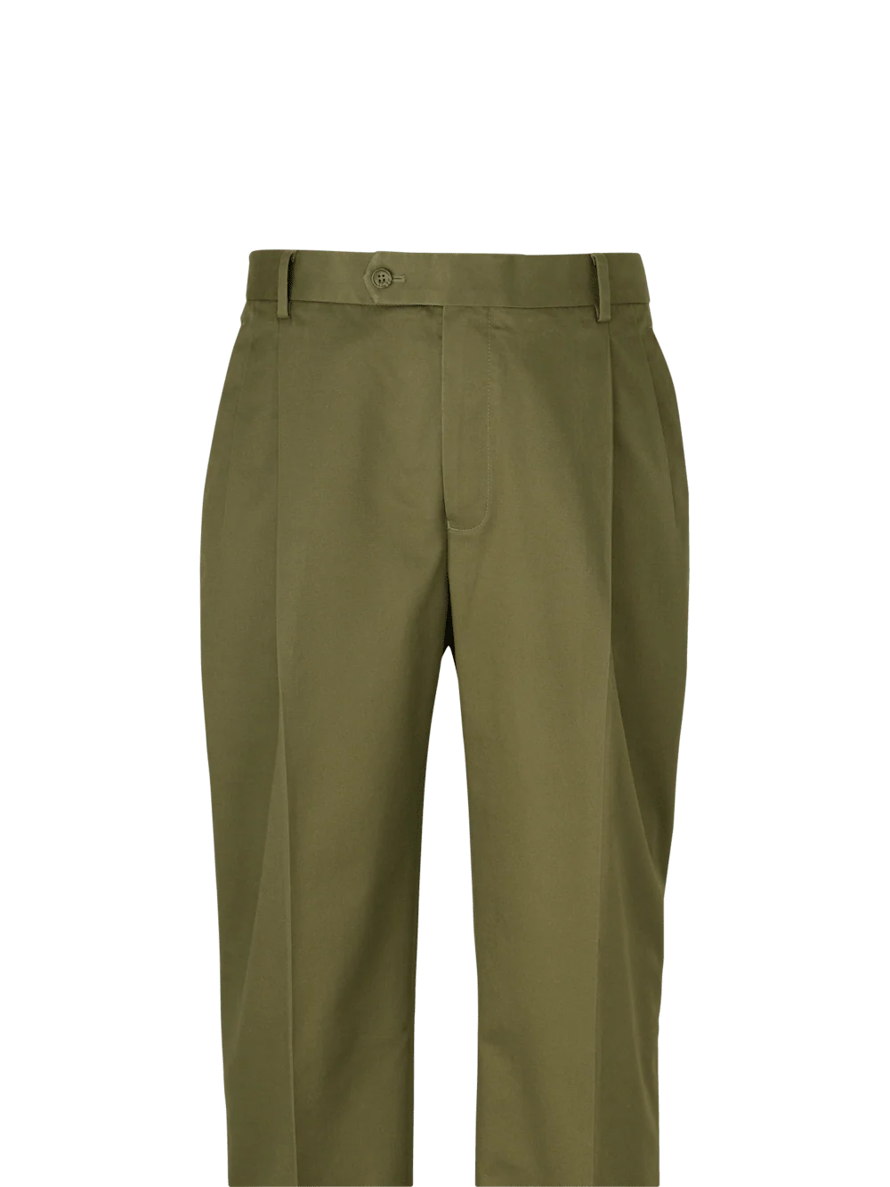 Non-Iron Cotton Stretch Twill Pant - Olive - Image 5