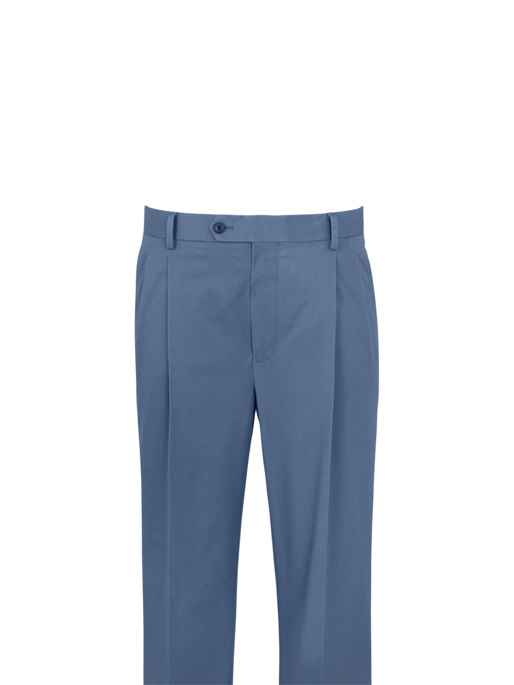 Non-Iron Cotton Stretch Twill Pants - Ivory - Image 5