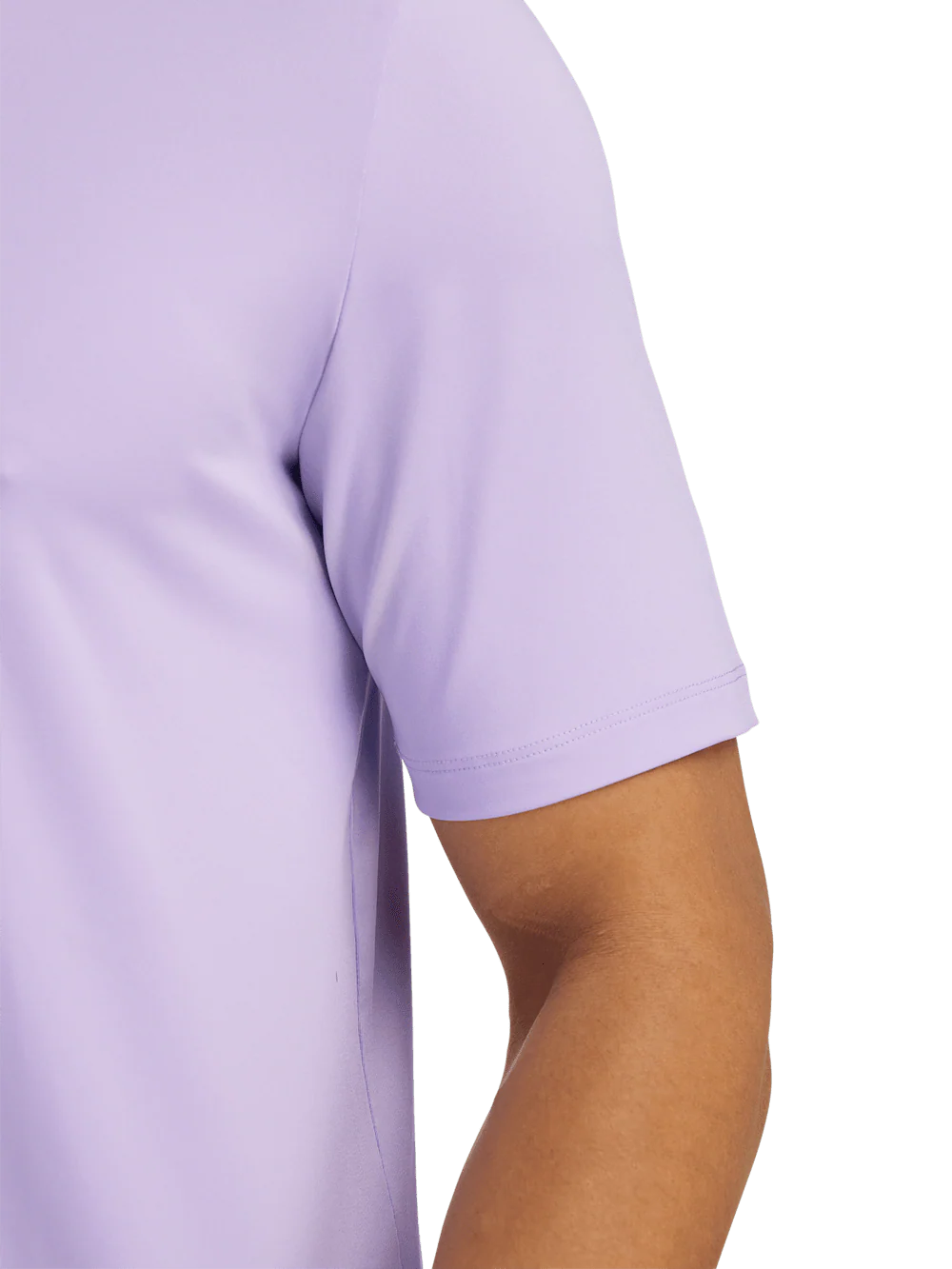 Performance Blend Three Button Polo - Light Purple - Image 4