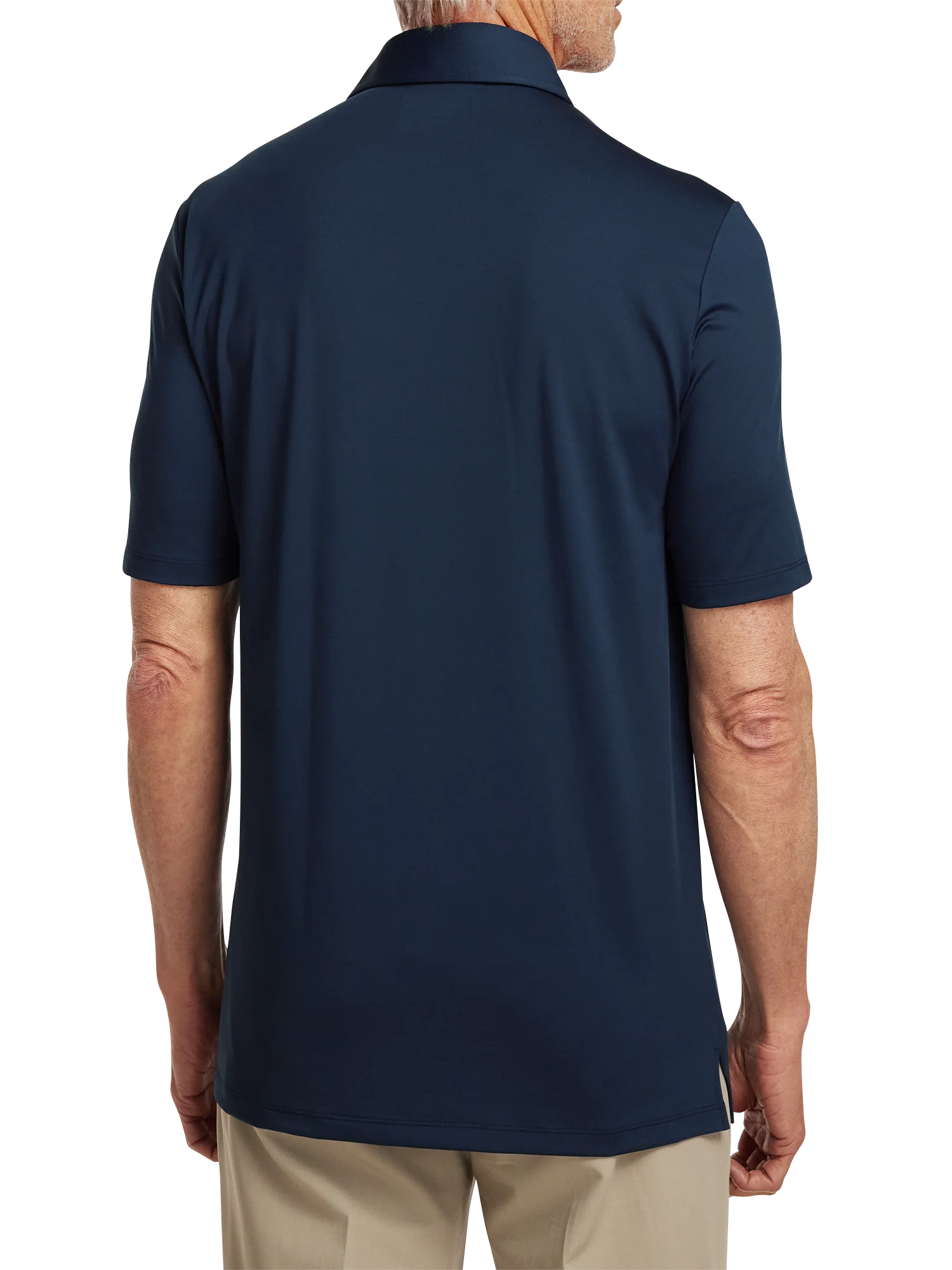 Performance Blend Three Button Polo - Navy - Image 6