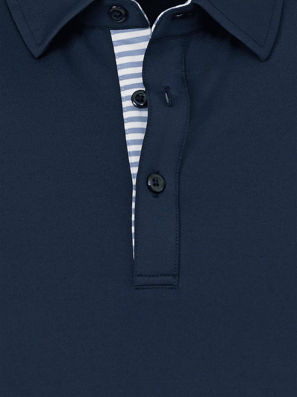 Performance Blend Three Button Polo - Navy - Image 7