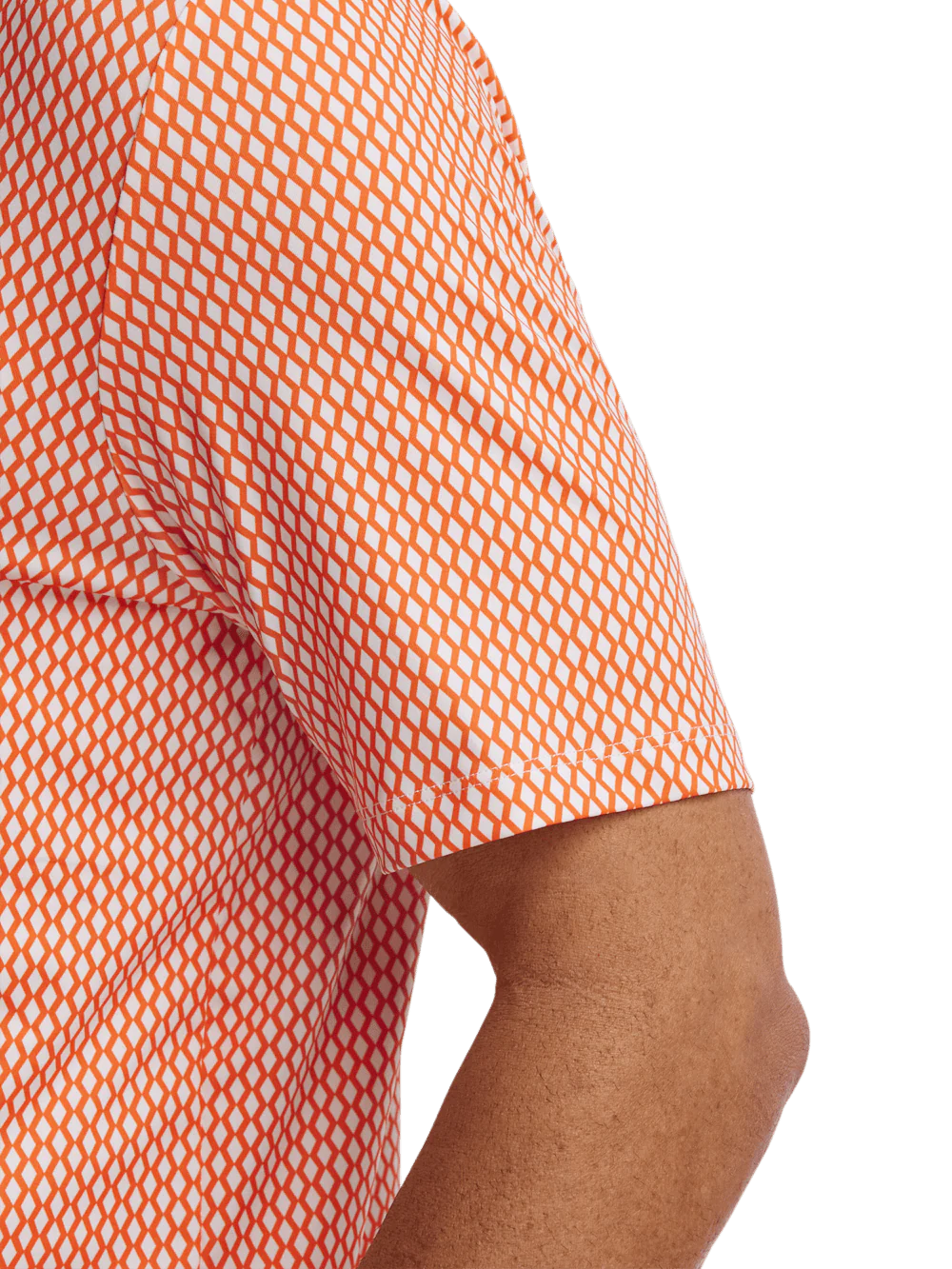 Performance Blend Three Button Polo - Orange - Image 4