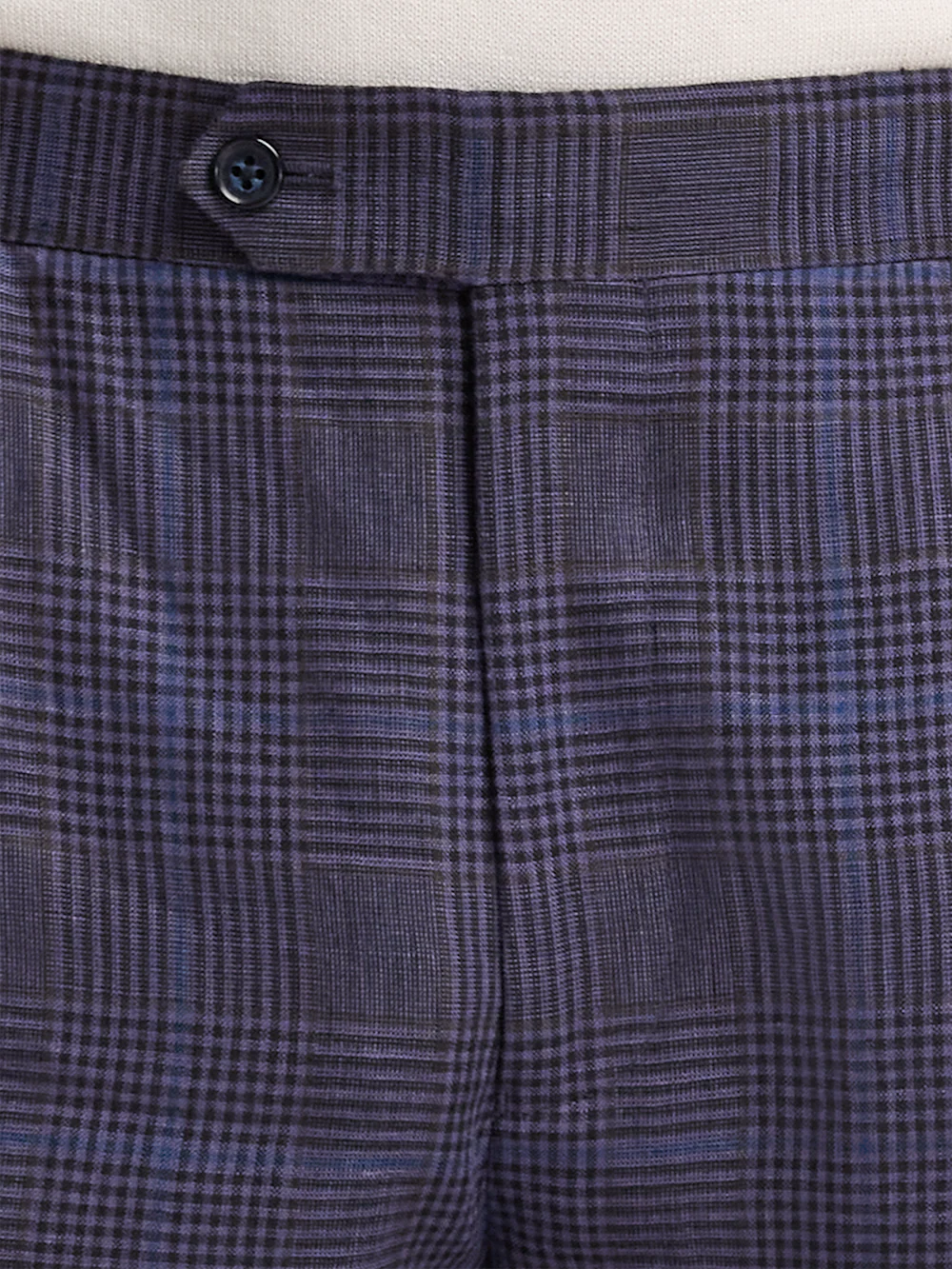 Side Tab Pant - Blue Plaid - Image 5
