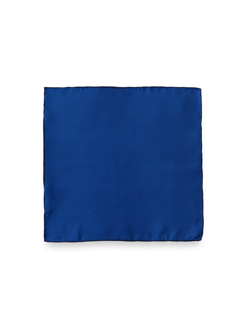 Solid Silk Pocket Square - Light Blue - Image 2