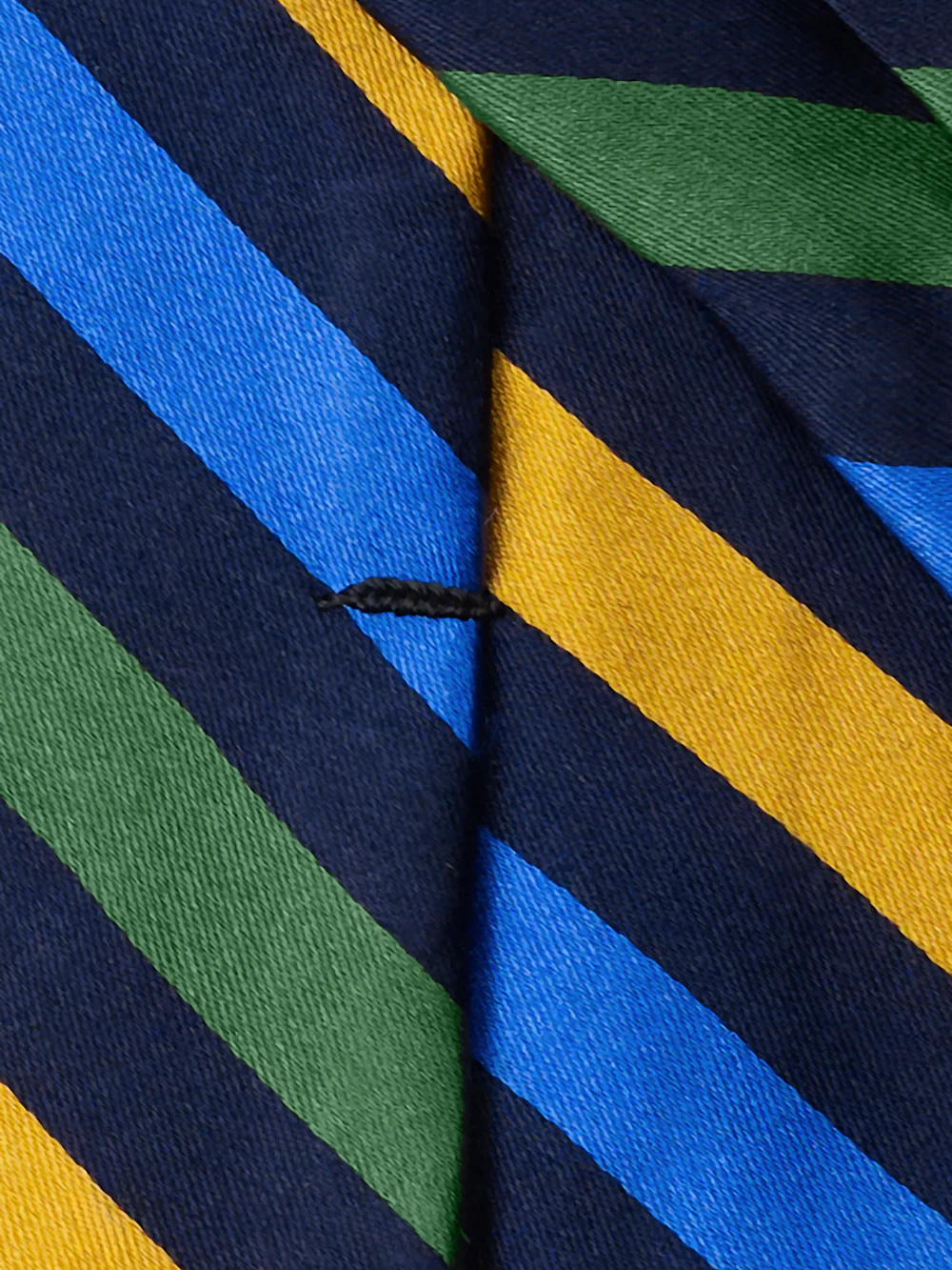 Stripe Woven Silk Tie - Multi - Image 4