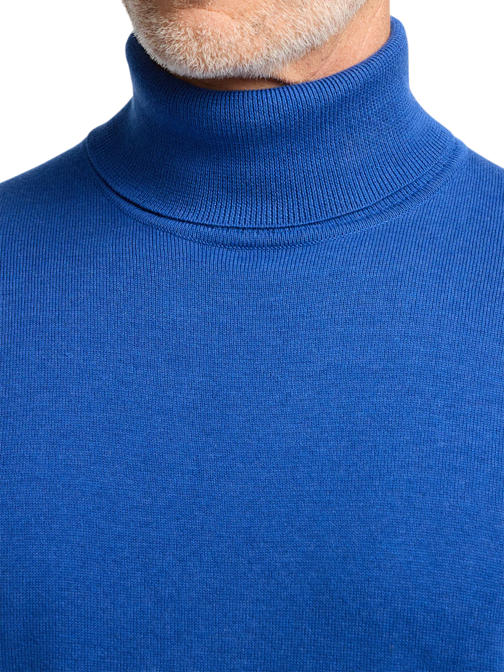Supima Cotton Turtleneck - Blue - Image 3