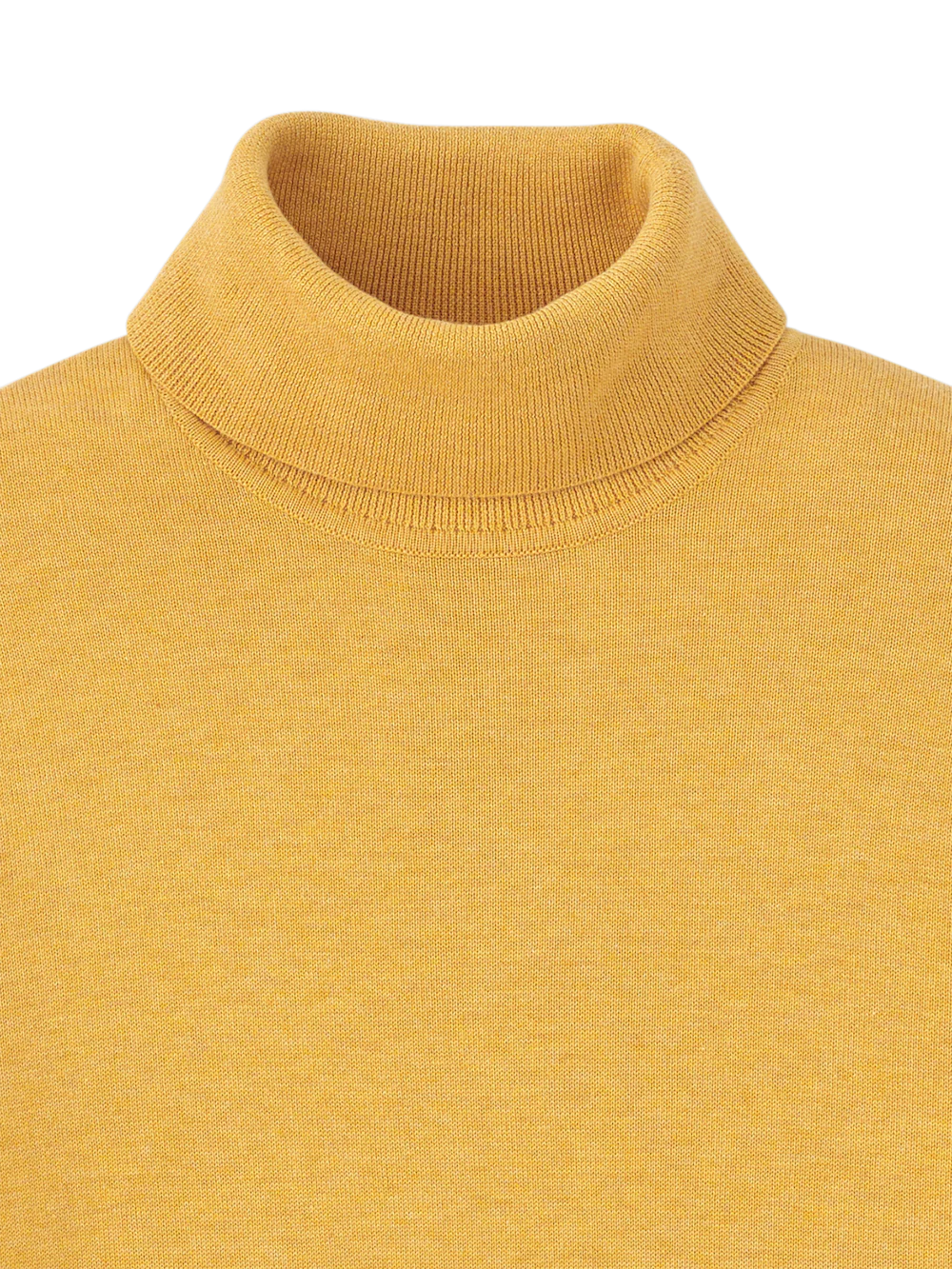 Supima Cotton Turtleneck - Mustard - Image 6