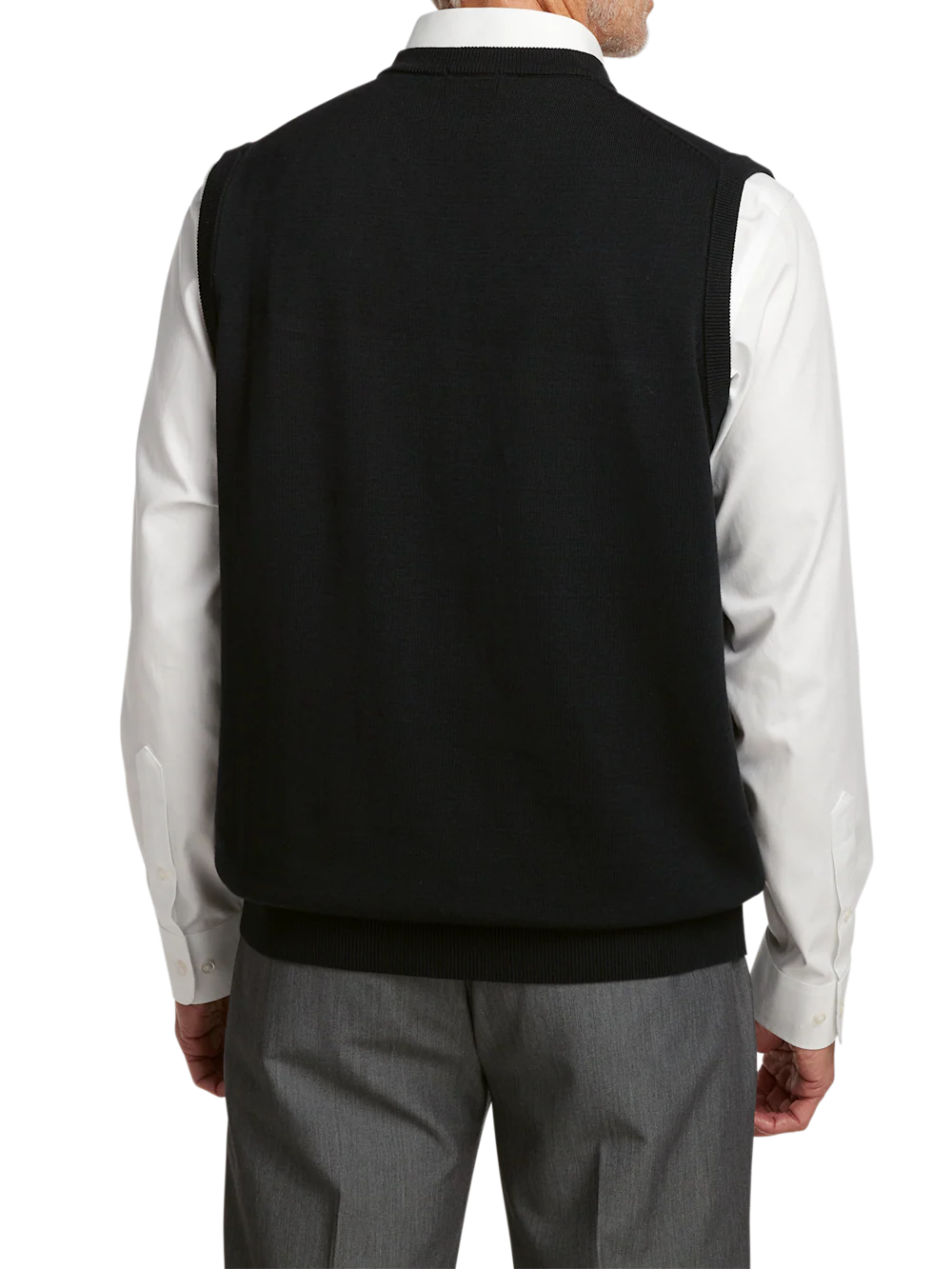 Supima Cotton Vest - Black - Image 5
