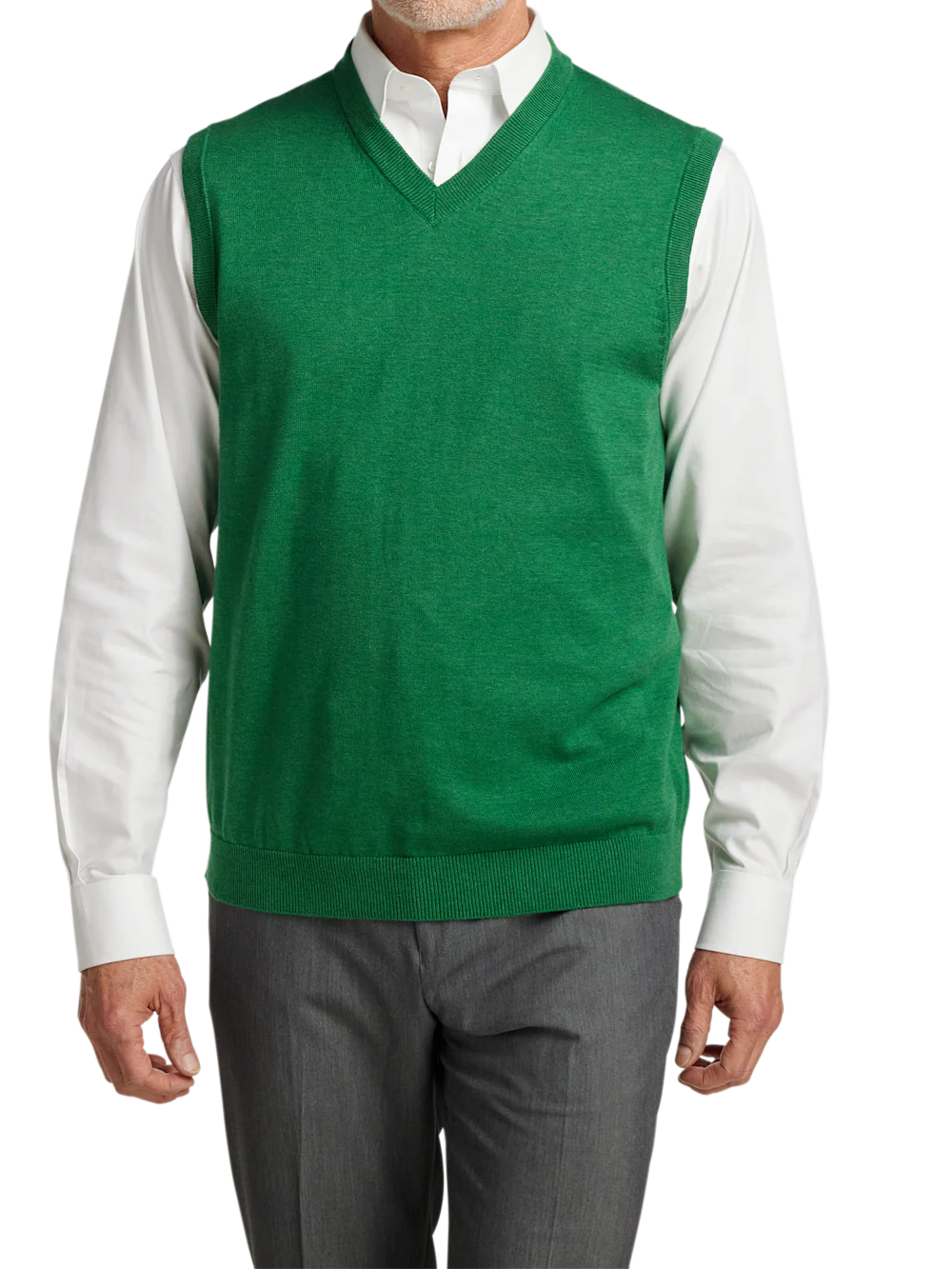 Supima Cotton Vest - Green - Image 2