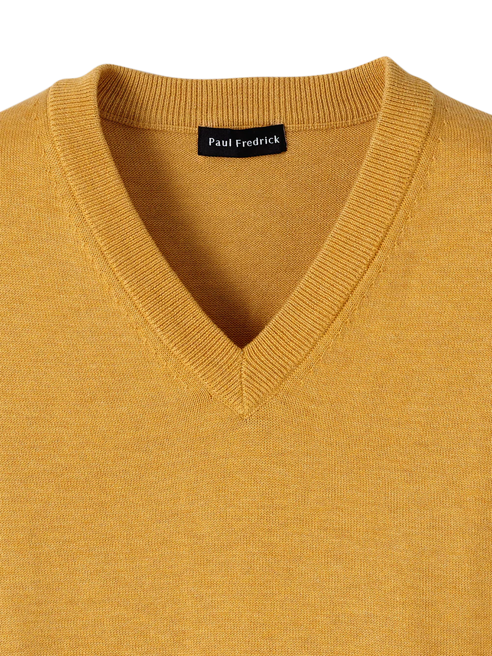 Supima Cotton Vest - Mustard - Image 6