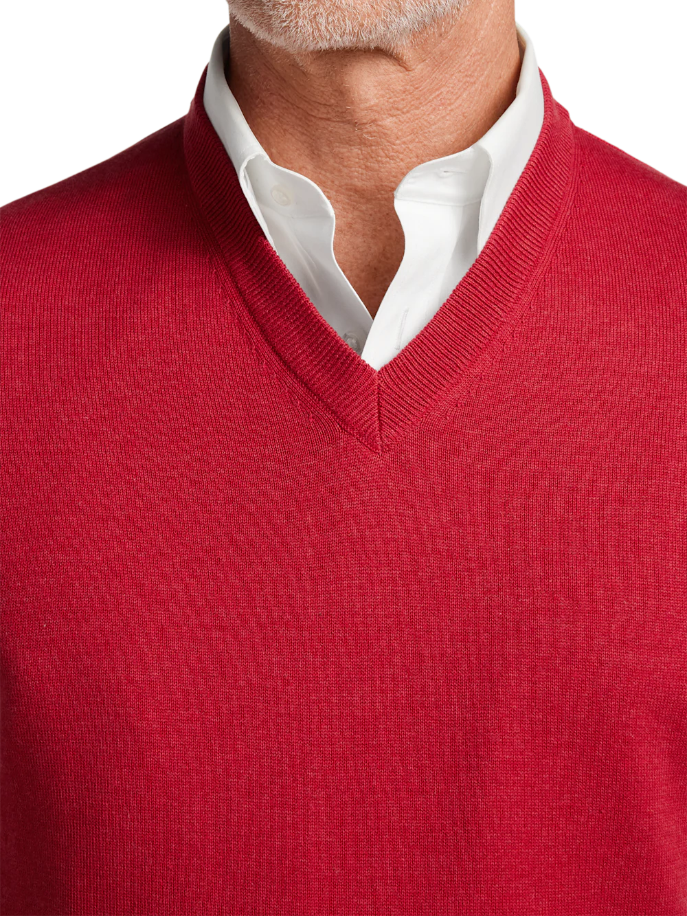 Supima Cotton Vest - Red - Image 3