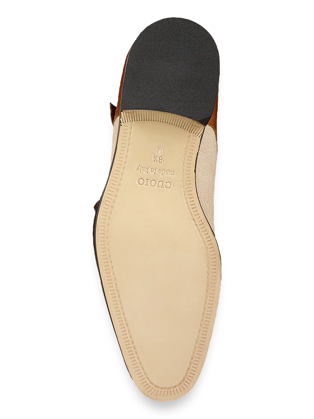 Travis Double Monk Strap - Black/natural - Image 3