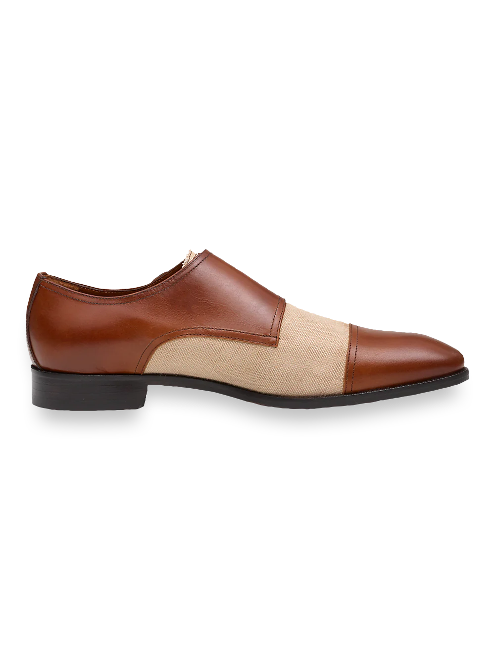 Travis Double Monk Strap - Black/natural - Image 4