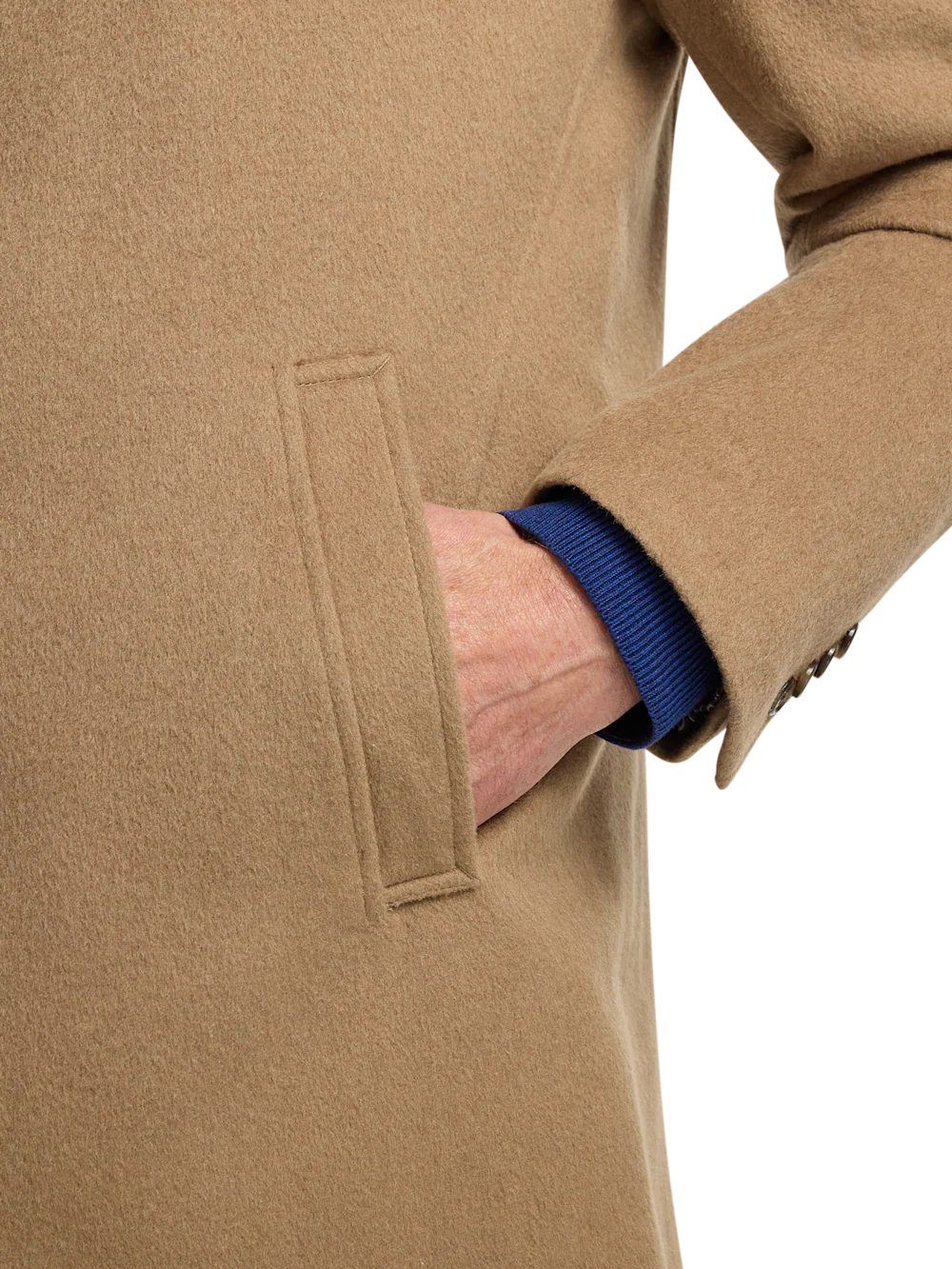 Wool Blend Topcoat - Camel - Image 7