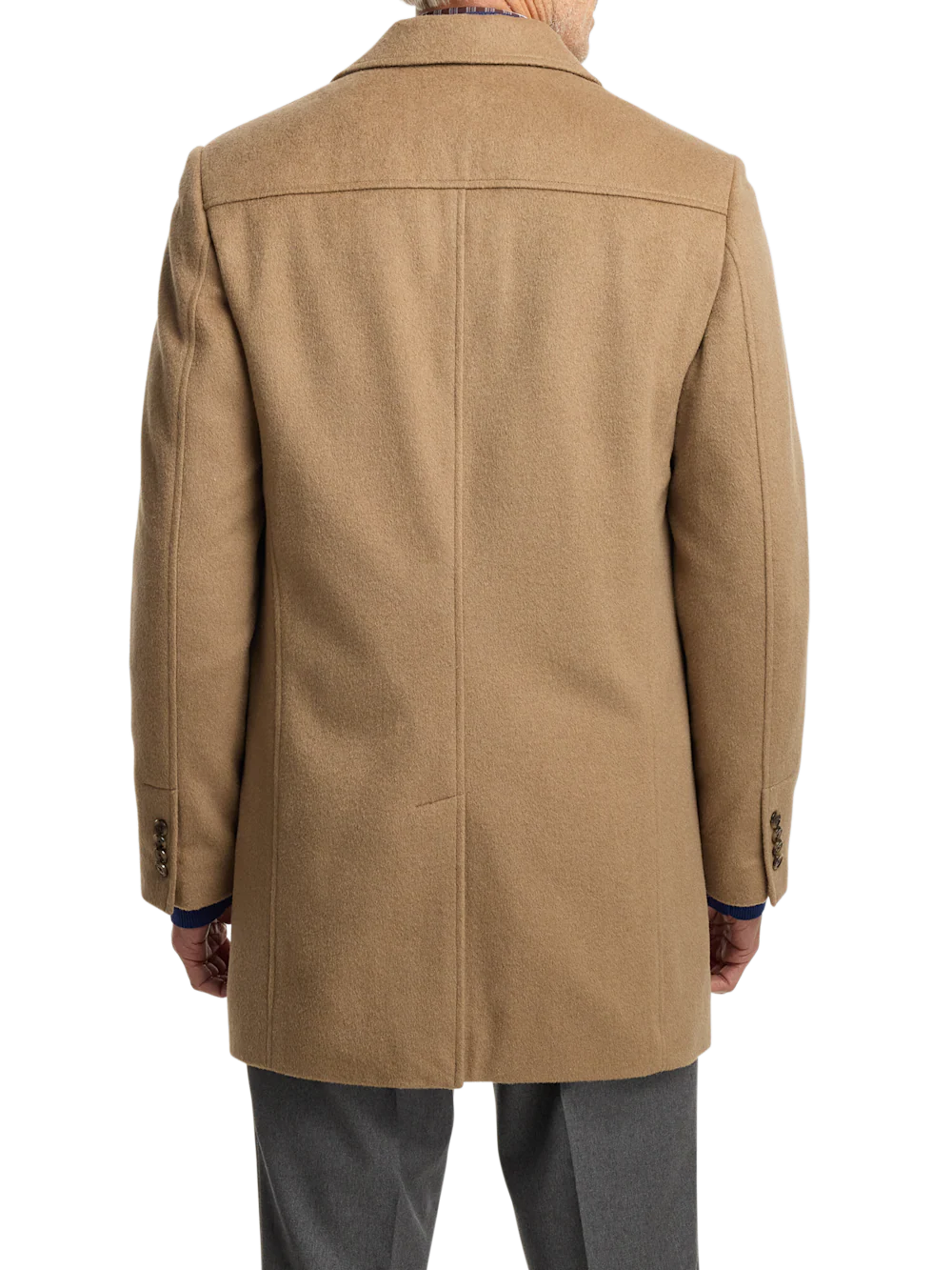 Wool Blend Topcoat - Camel - Image 8