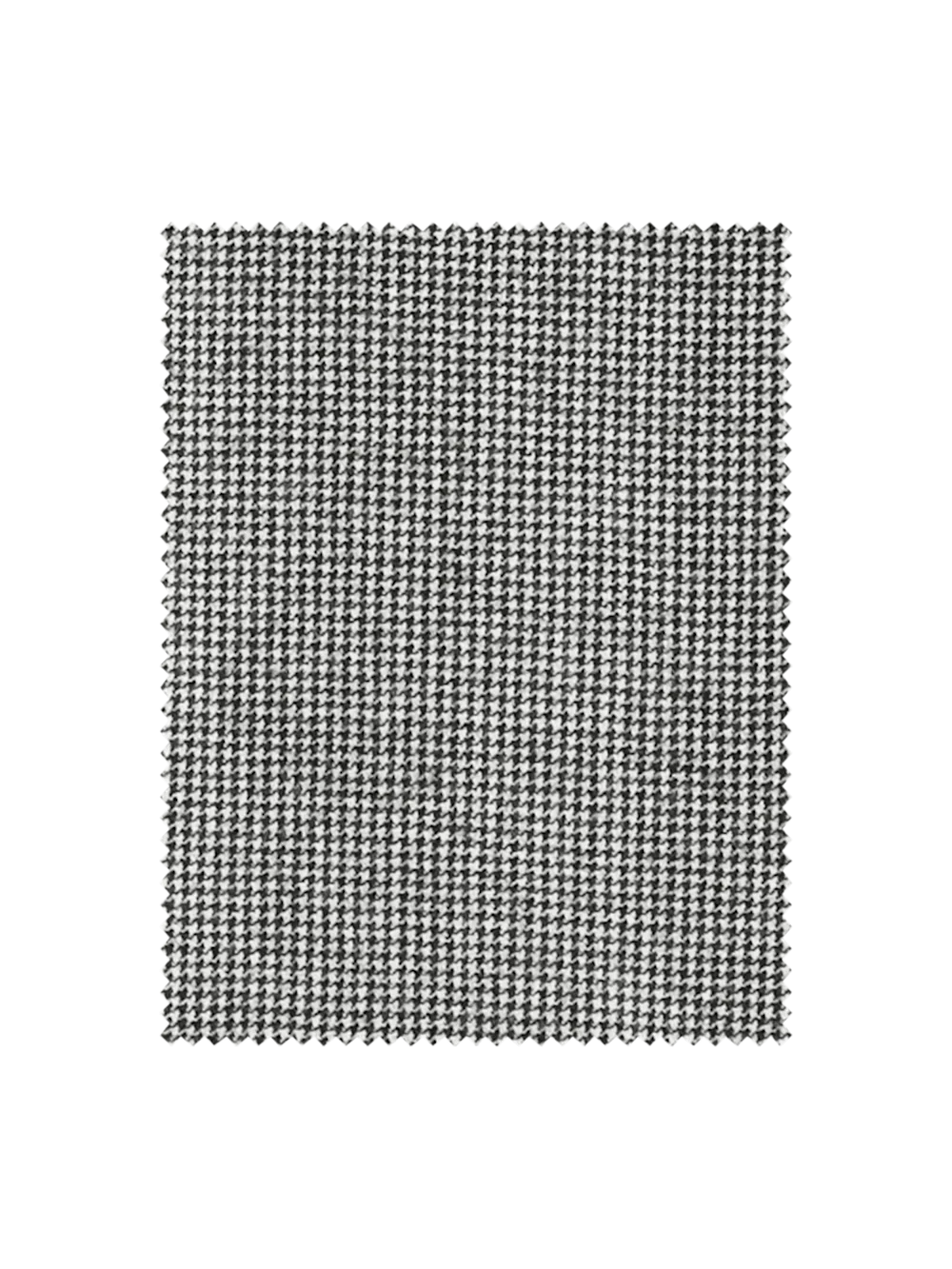 Wool Flannel Houndstooth Pants - Blue - Image 3