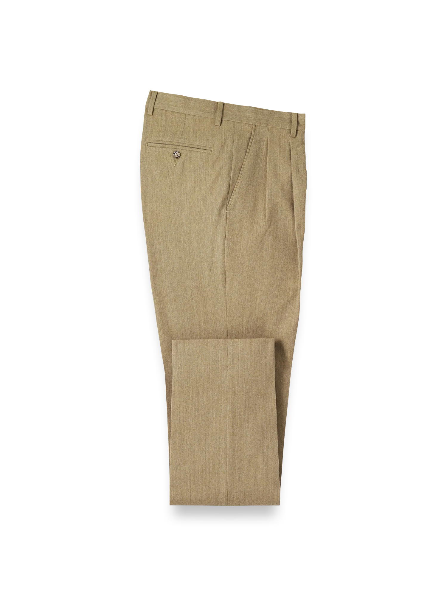 Wool Flannel Pants - Camel - Image 4