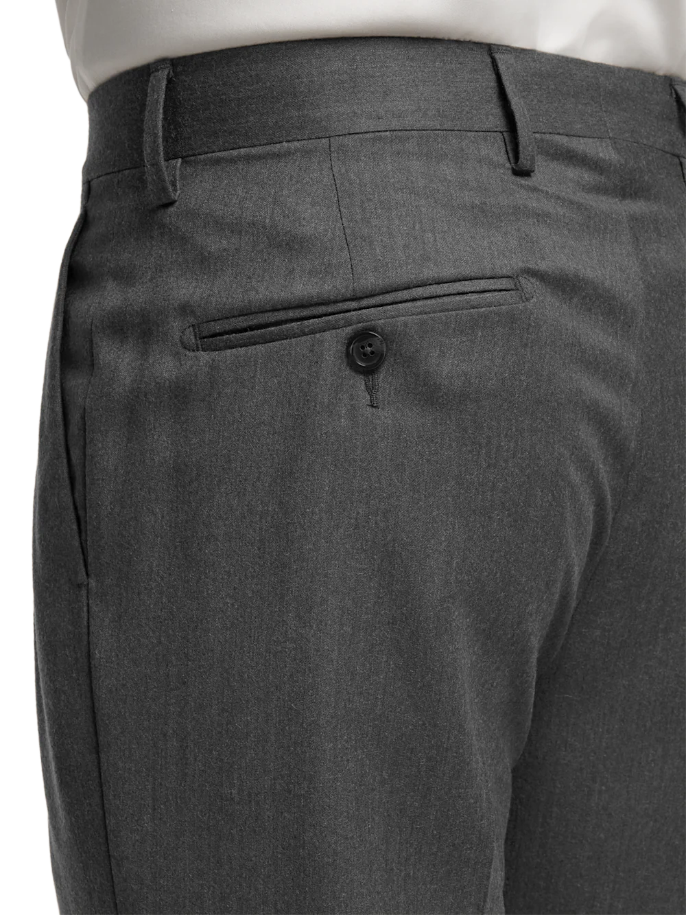 Wool Flannel Solid Pants - Charcoal - Image 10