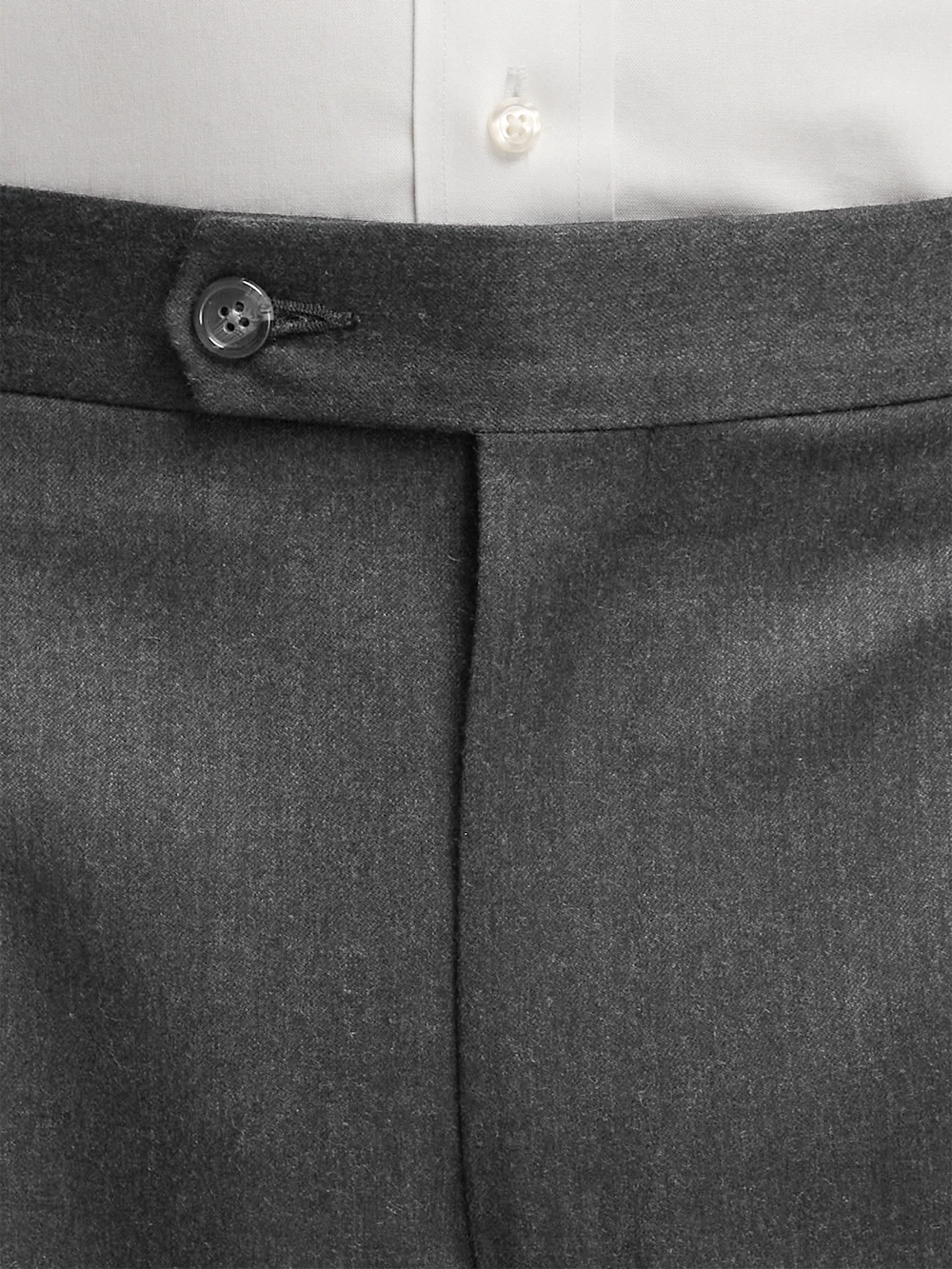 Wool Flannel Solid Pants - Charcoal - Image 11