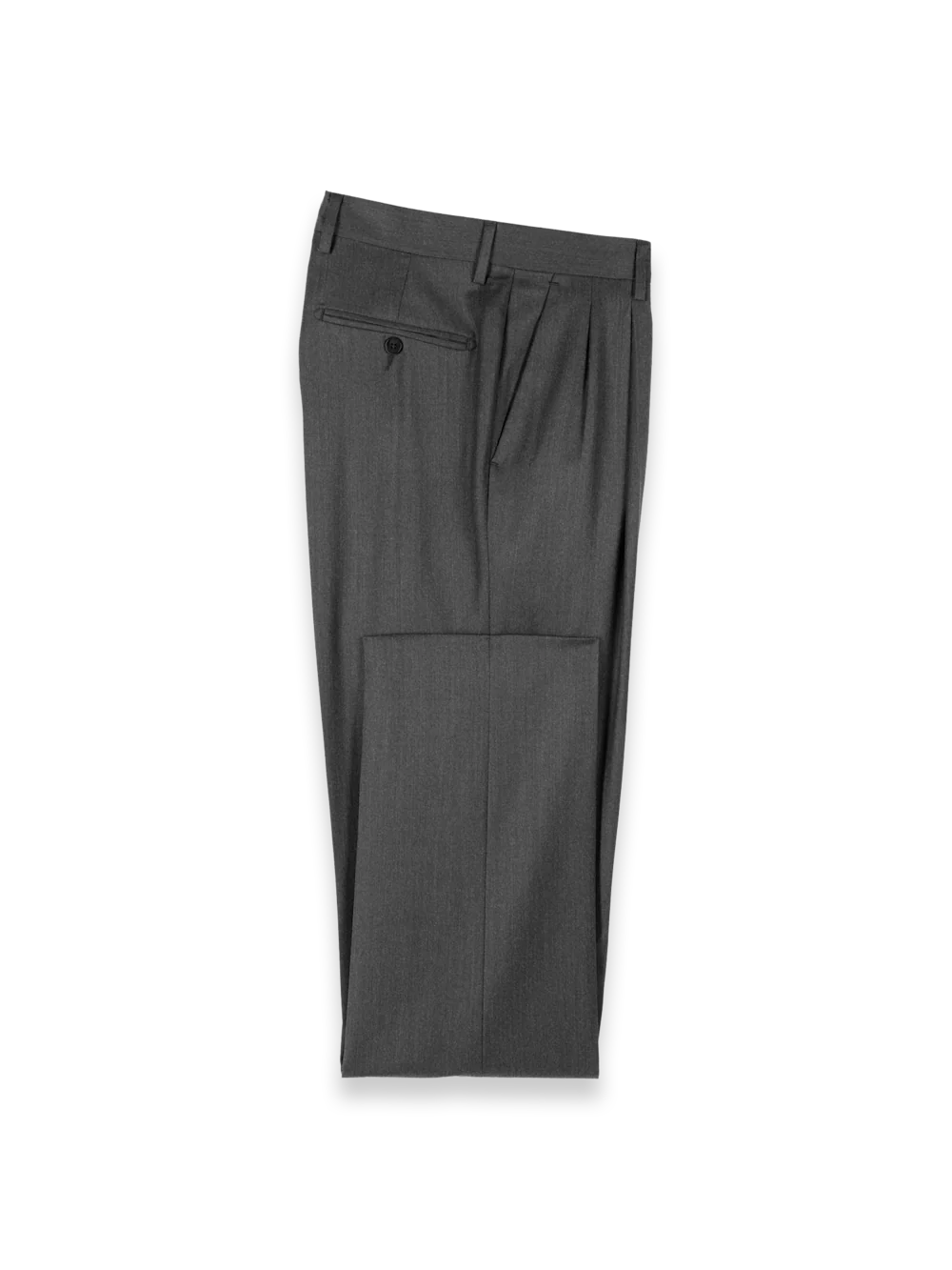 Wool Flannel Solid Pants - Charcoal - Image 7